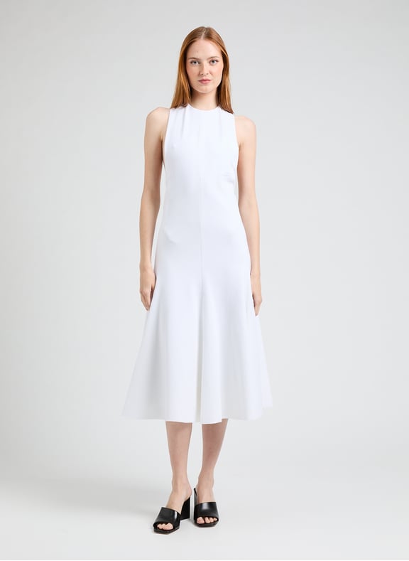 Robe Peplo longue Blanc by JACQUEMUS JACQUEMUS Robe Peplo longue Blanc