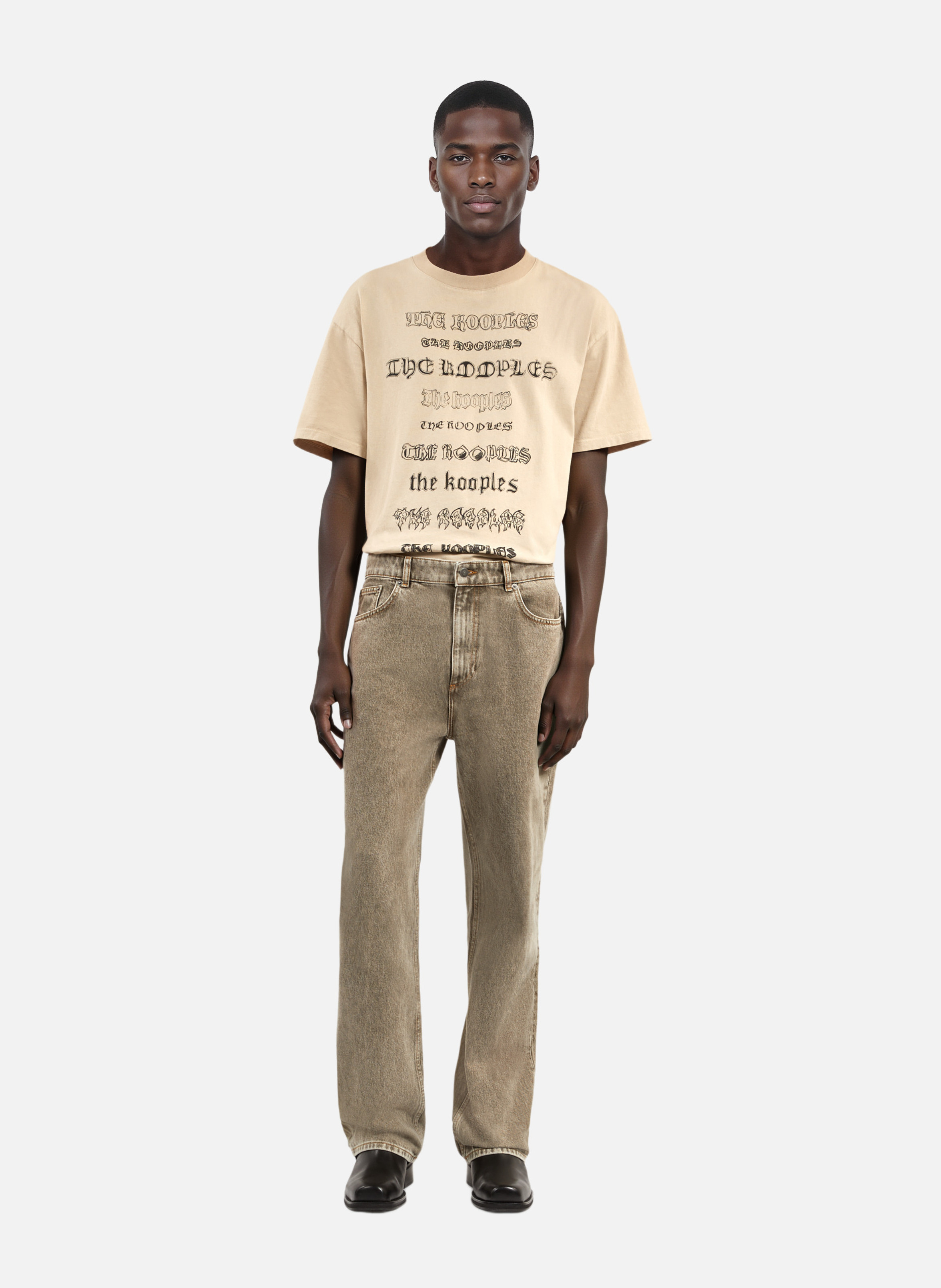 Jean droit THE KOOPLES Vert