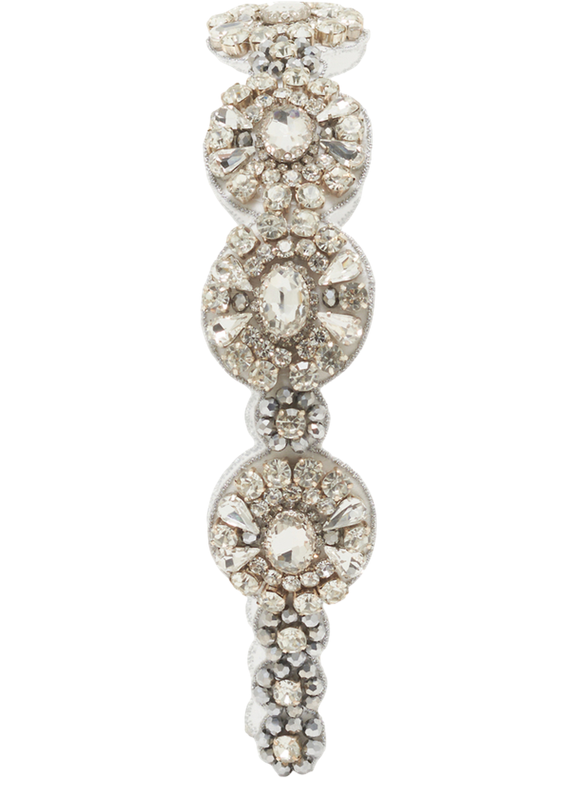 Serre-tête bijoux à strass - jany PABLO Argent