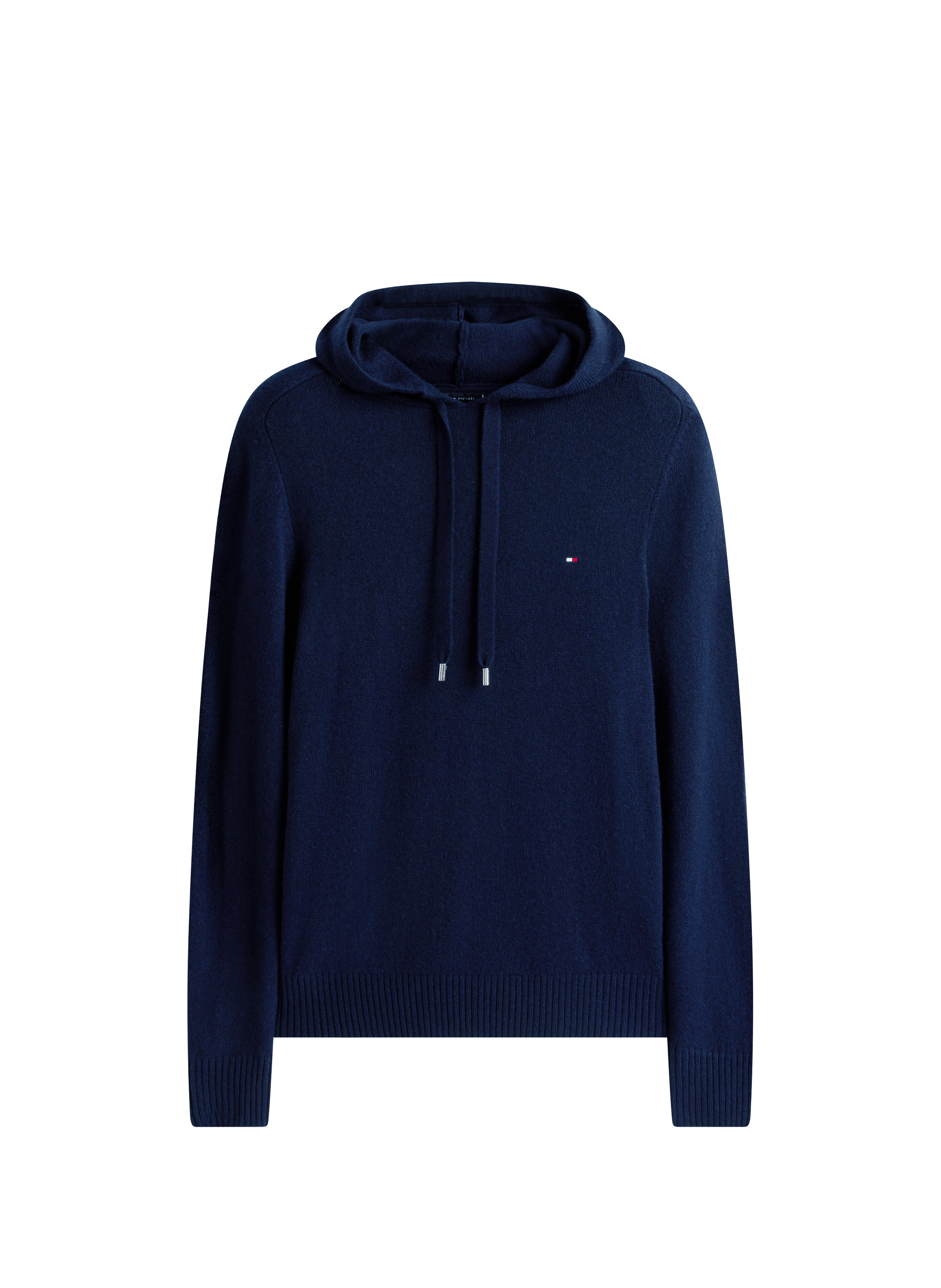 Wool hooded sweatshirt TOMMY HILFIGER Blue