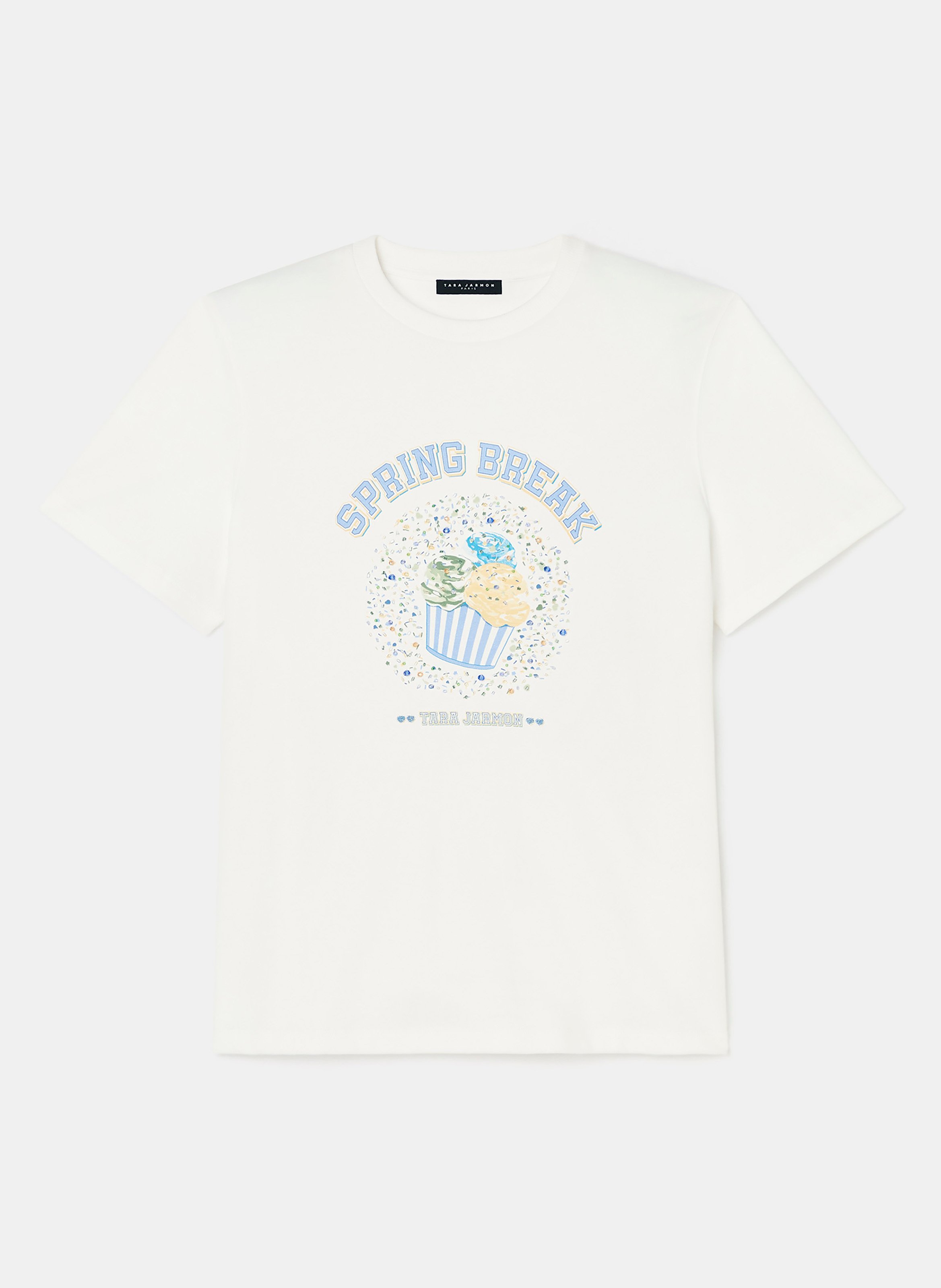 T-shirt tara vanilla TARA JARMON Blanc