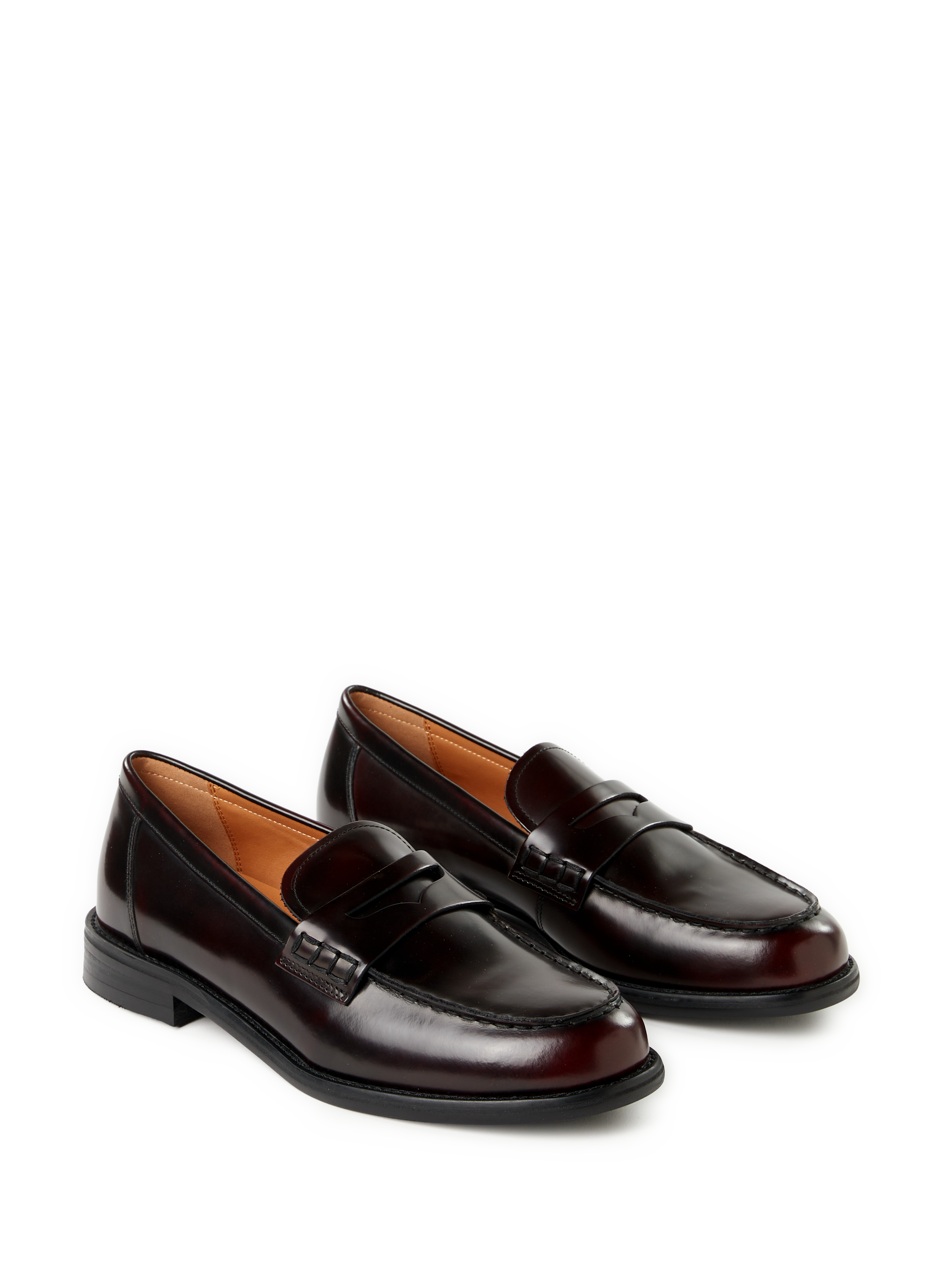 Plain leather moccasins VAGABOND SHOEMAKERS Red