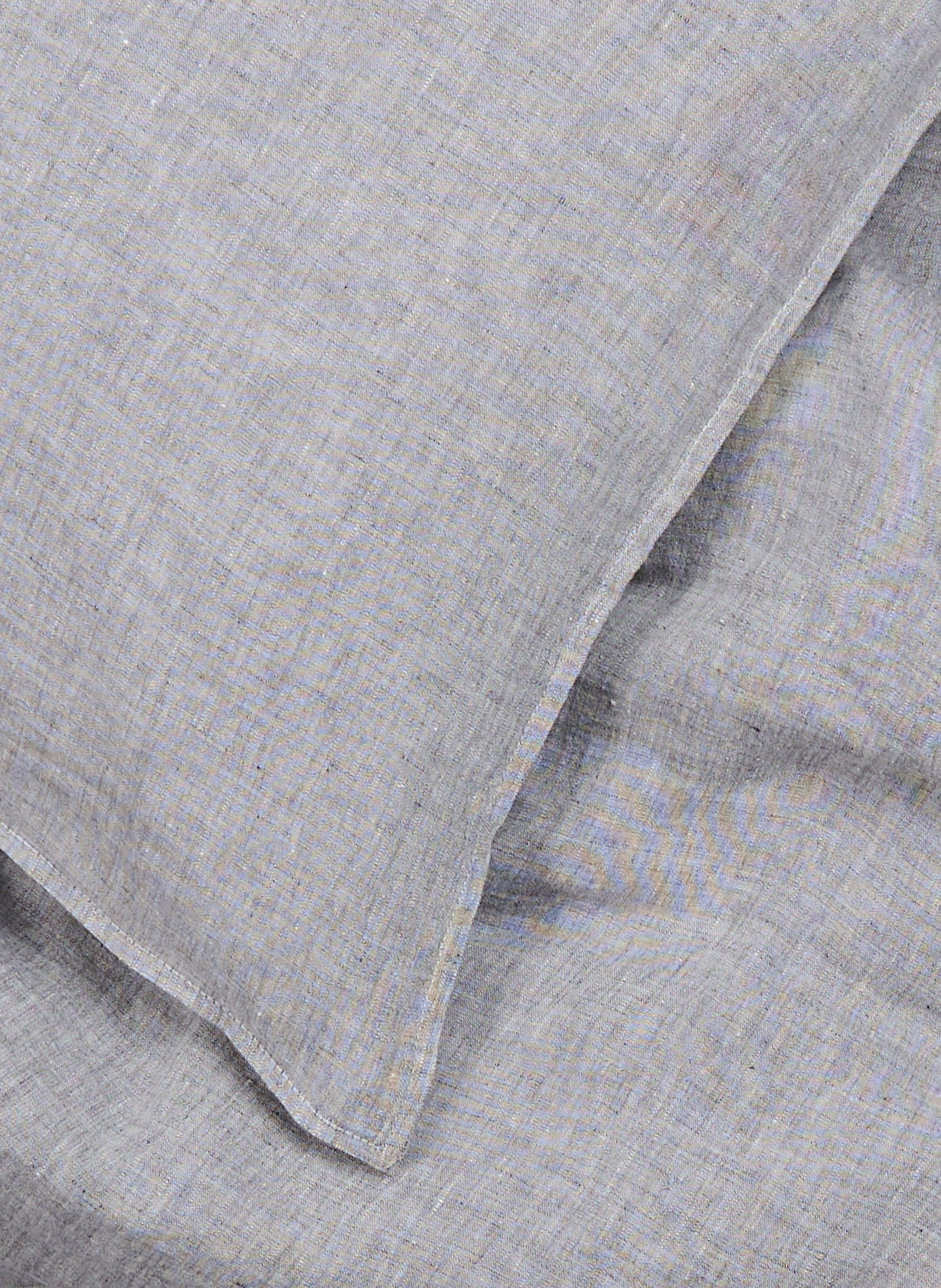 Housse de couette en lin lavé AU PRINTEMPS PARIS Argent