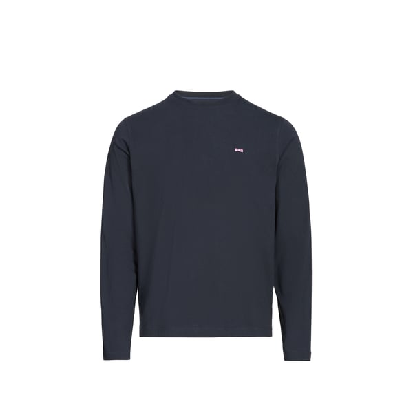 T-shirt manches longues en coton Bleu 4XL Male