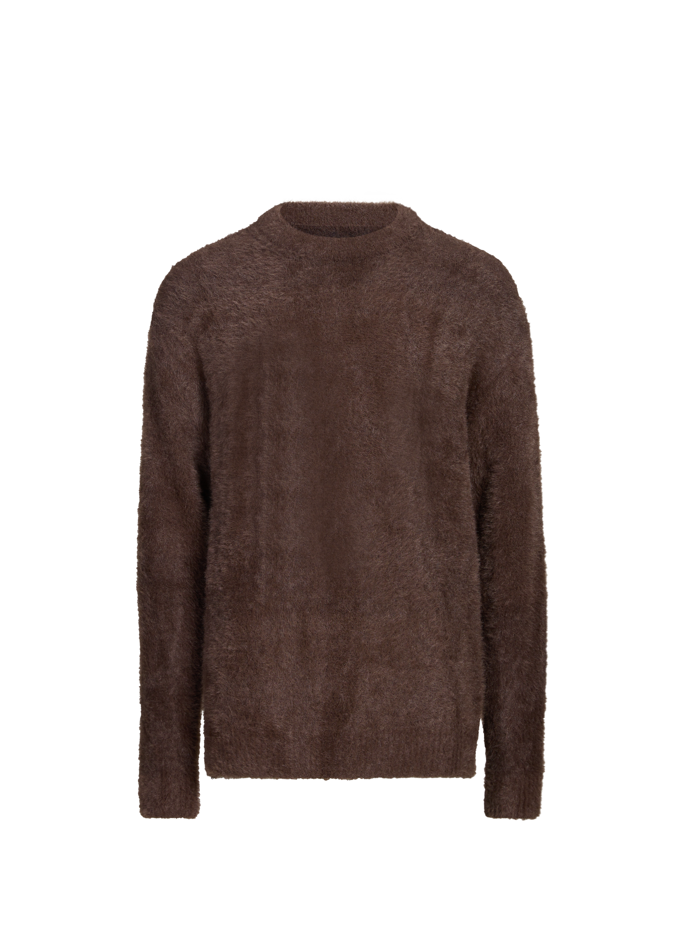 Oversized fluffy sweater MERELY MADE Brown