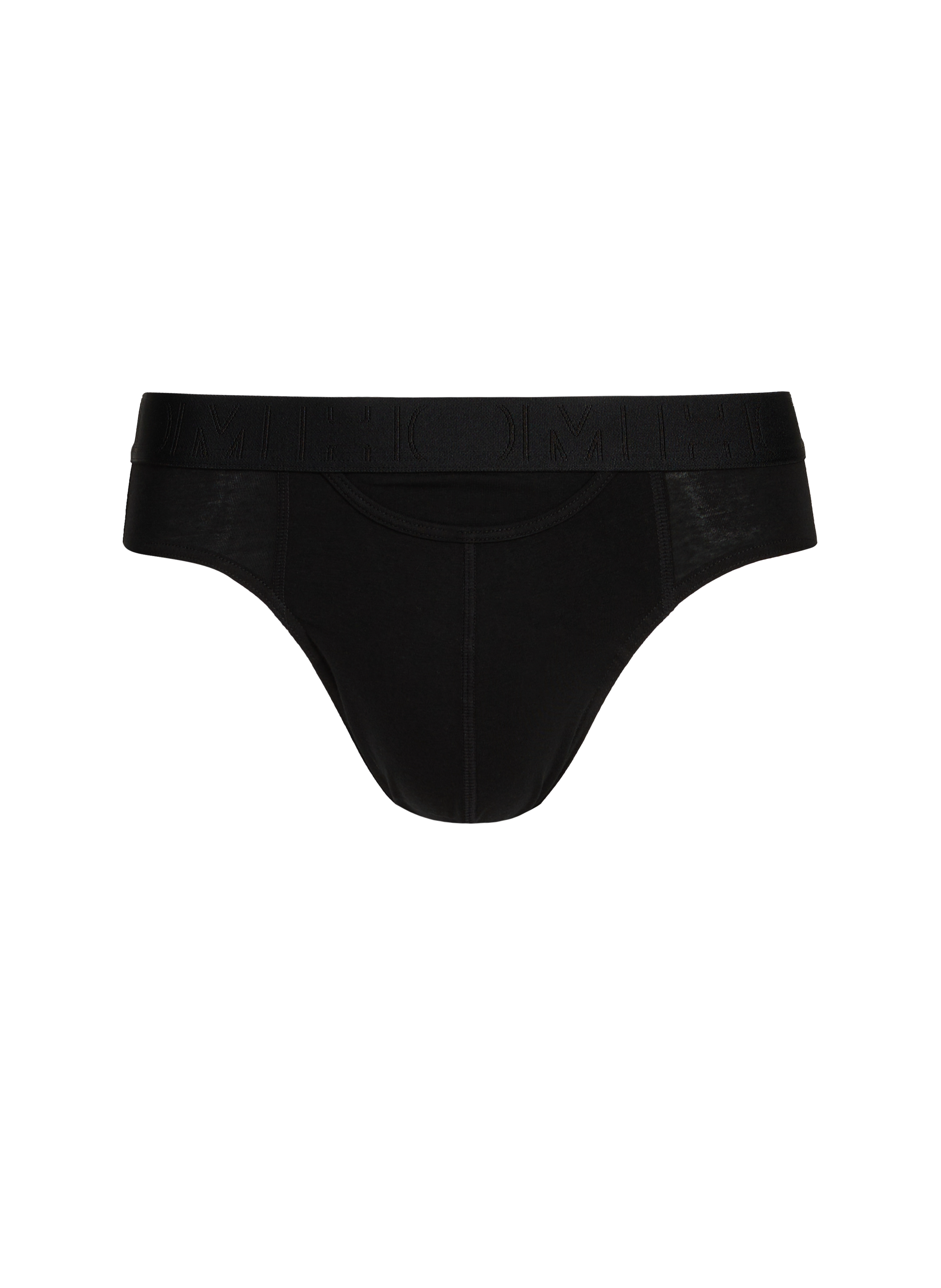 Lot de deux slips en coton mélangé HOM Noir