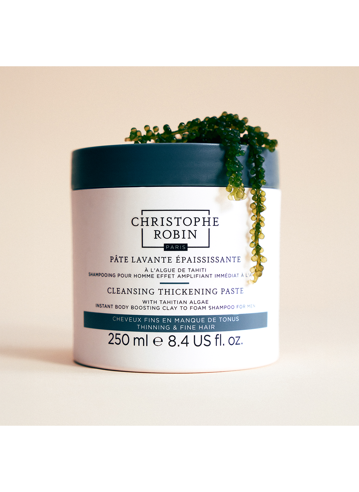 Cleansing Thickening Paste with Tahitian Algae CHRISTOPHE ROBIN No color