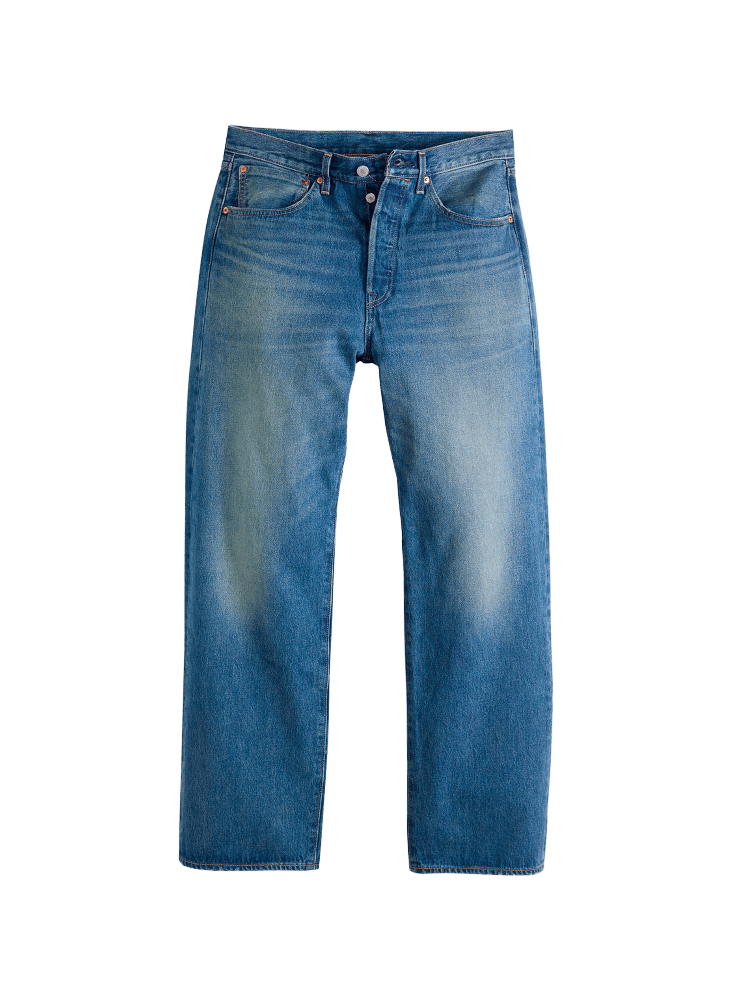 501 straight leg jeans in cotton LEVI'S Blue