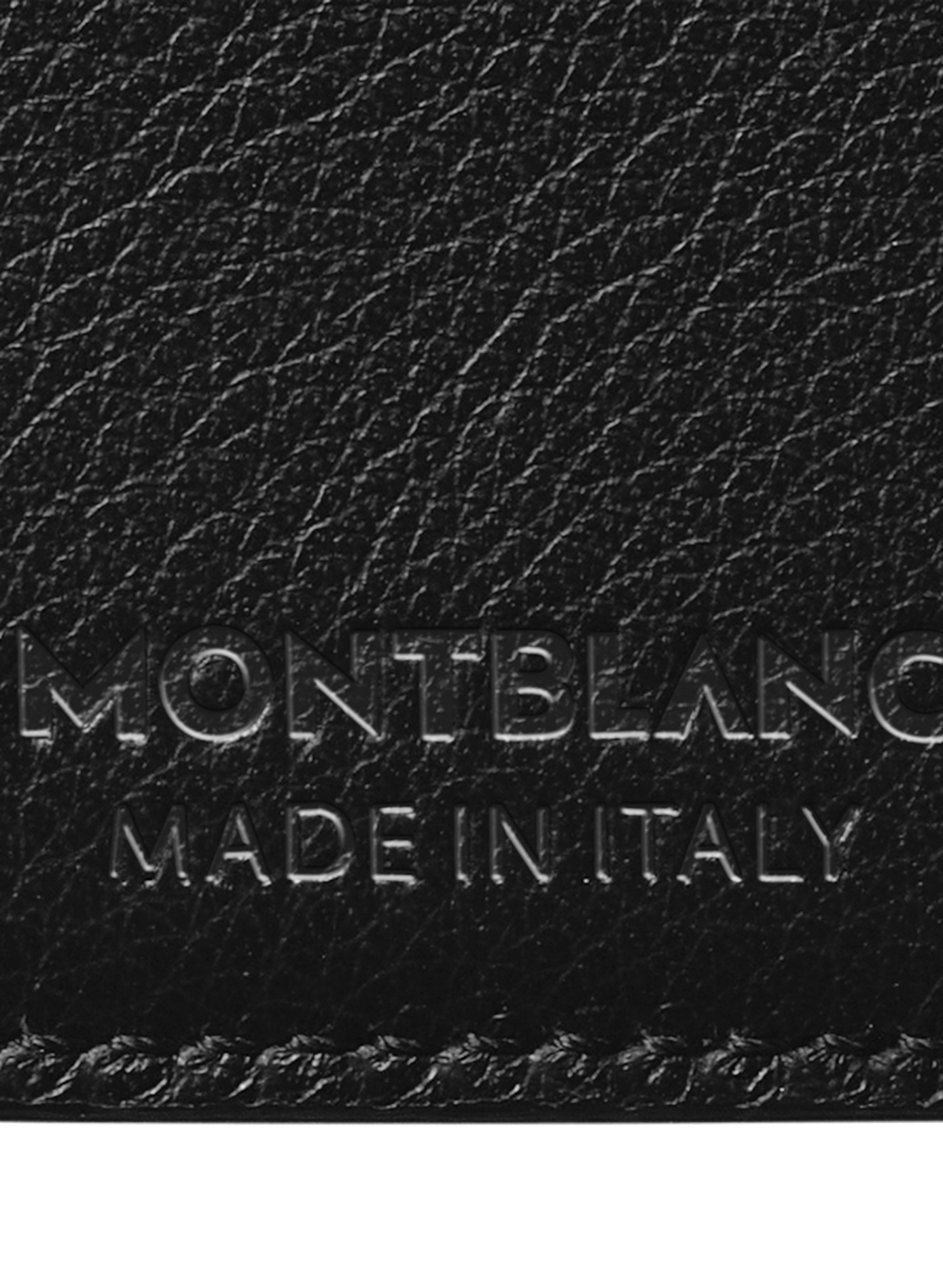 Portefeuille format compact en cuir  MONTBLANC Noir