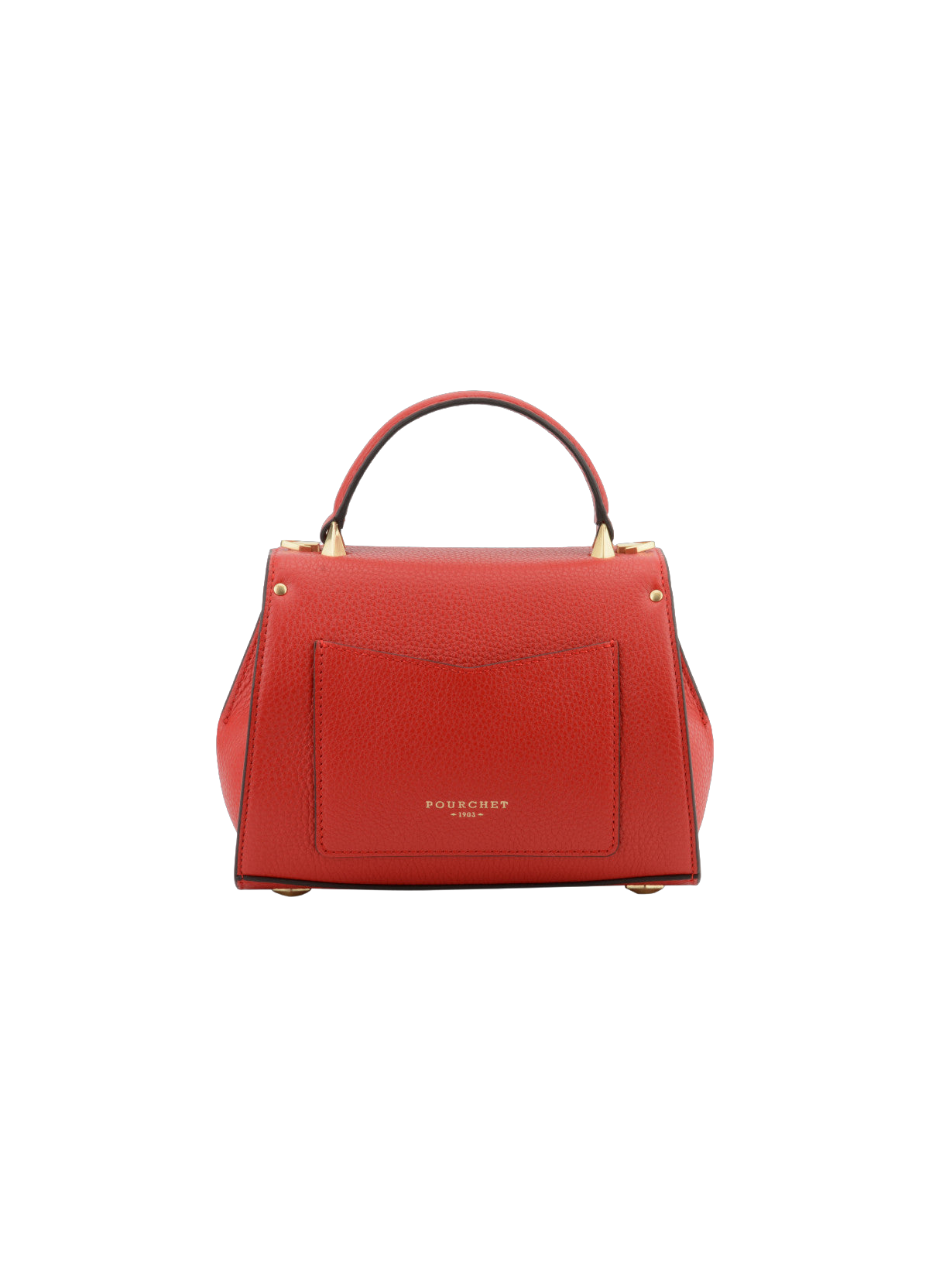 Sèvres | sac porté main pm POURCHET Rouge