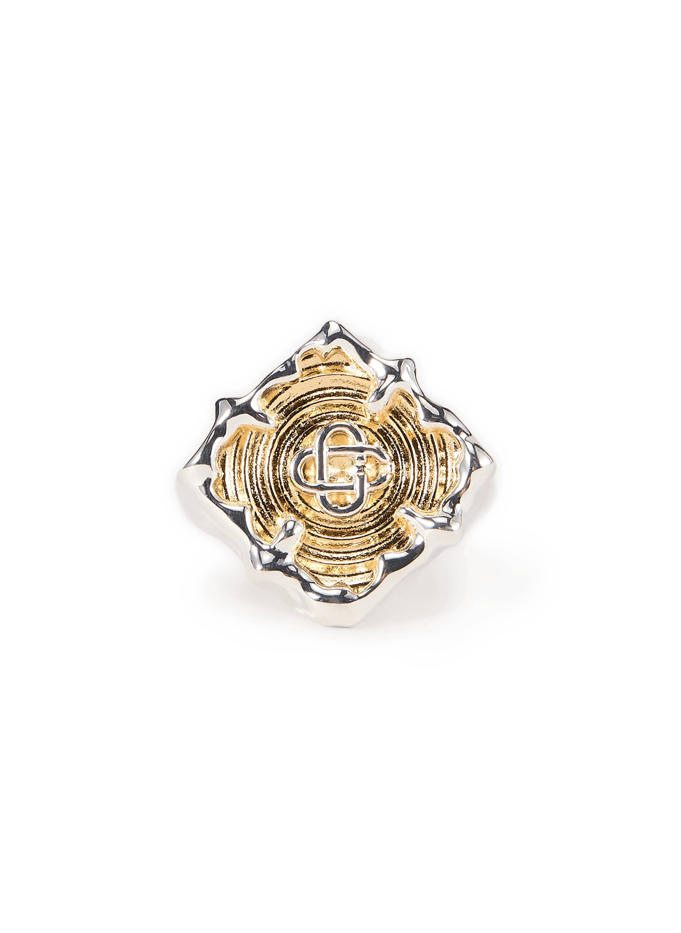 Bague chevalière Splash signet CASABLANCA PARIS Argent