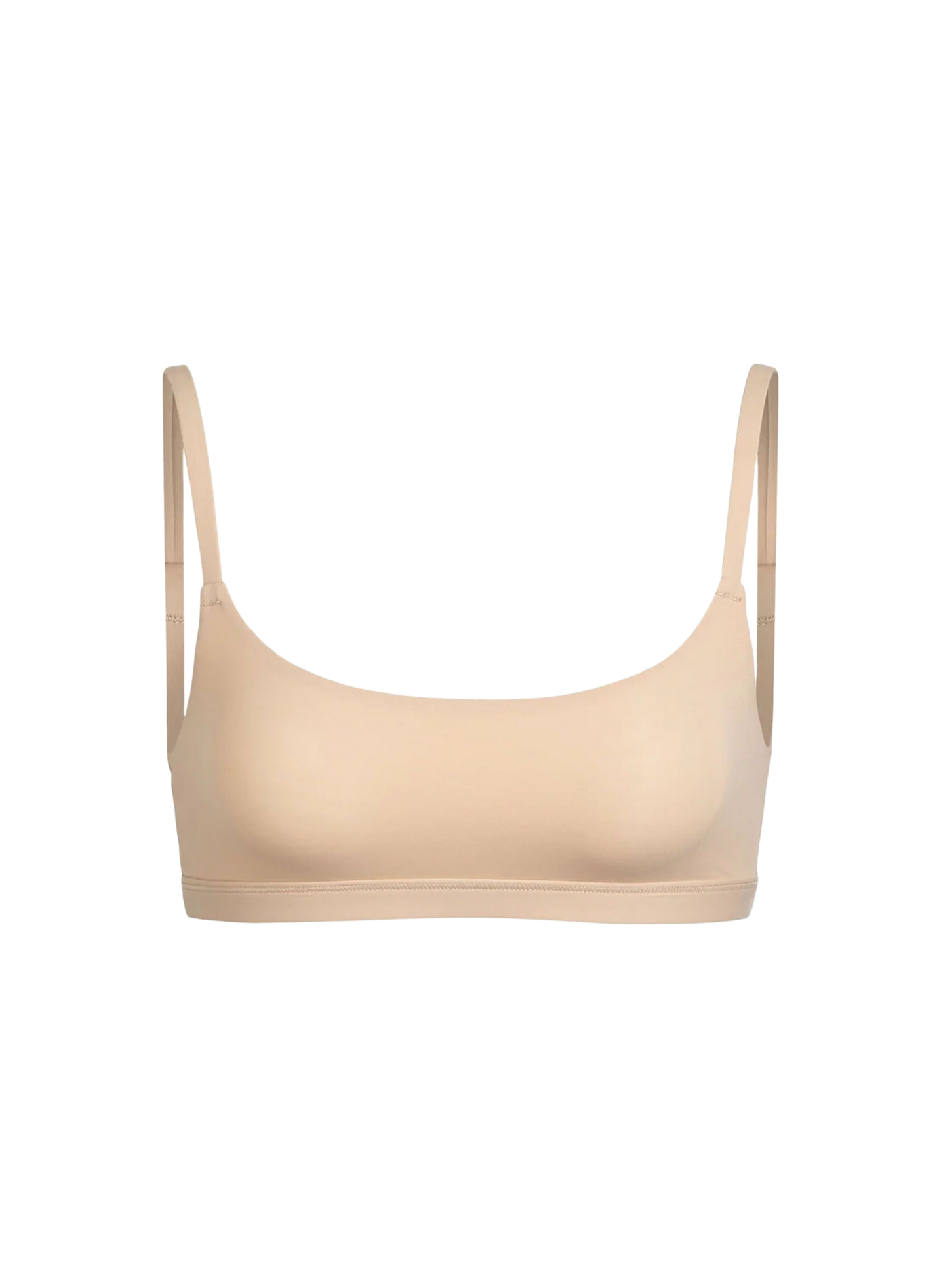 Solid bralette with adjustable straps SKIMS Beige