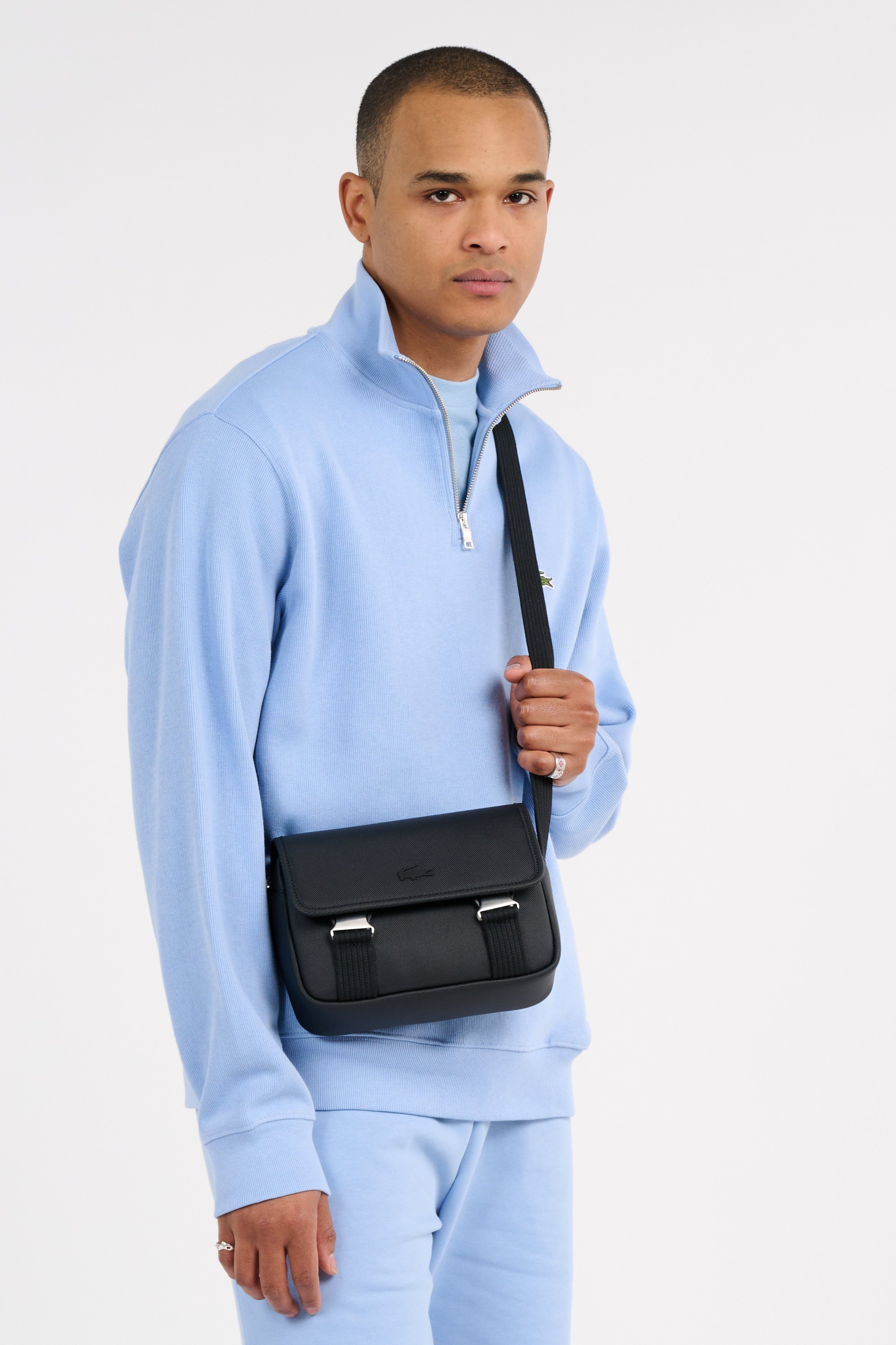 Sac bandoulière men s classic LACOSTE Noir
