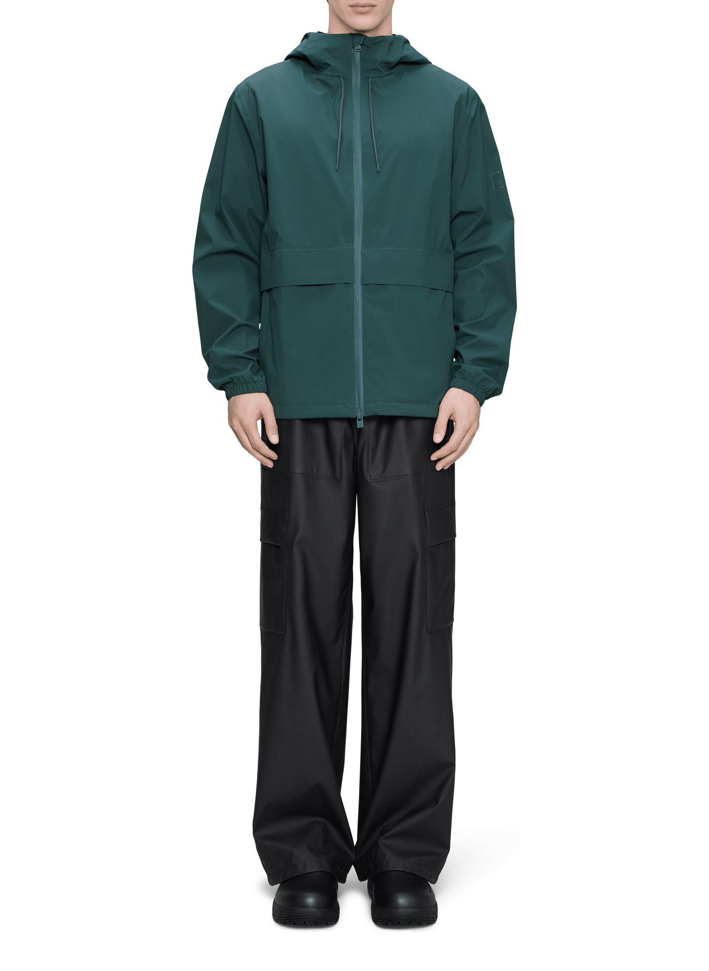 Zip-up jacket RAINS Green