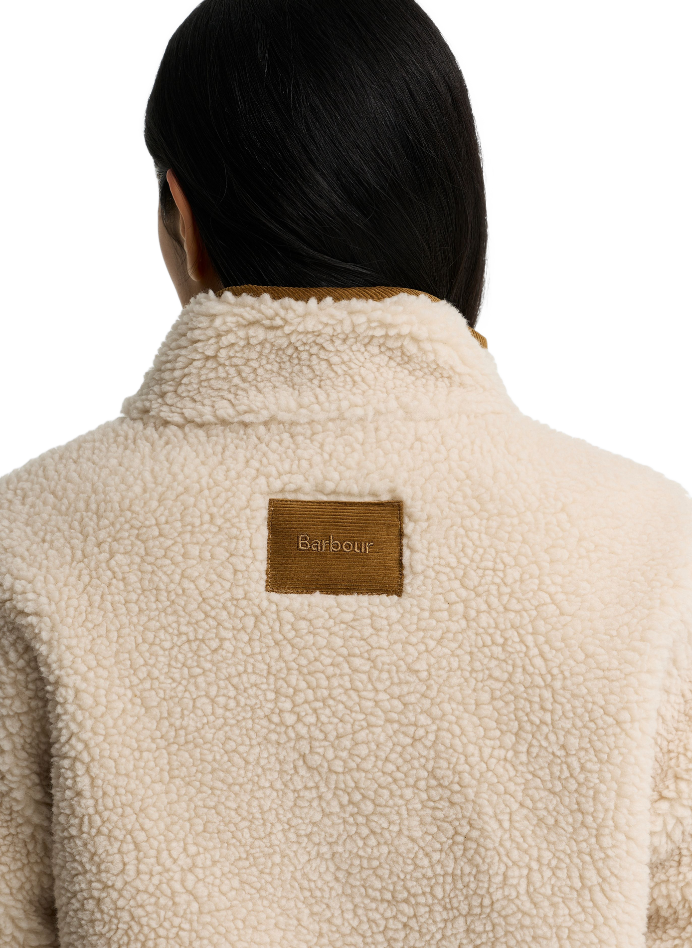 Veste polaire col montant BARBOUR Beige