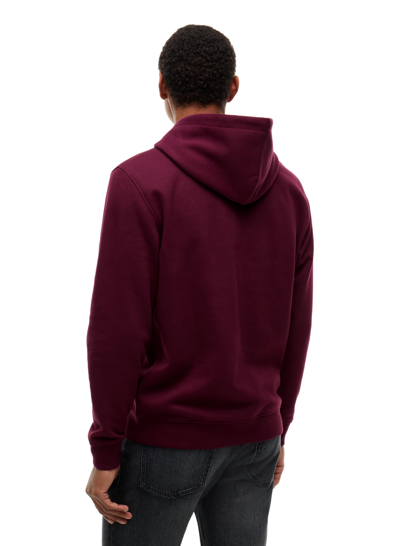 Sweat à capuche avec logo brodé TOMMY HILFIGER Rouge
