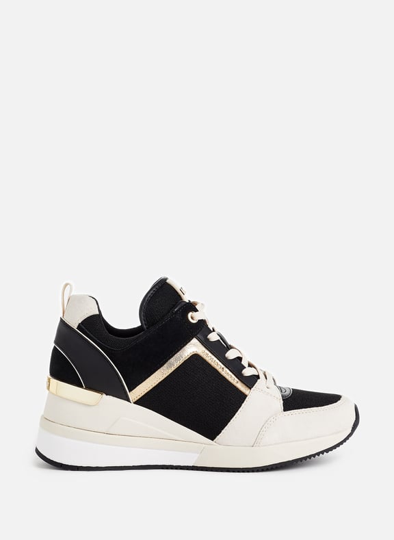 Michael michael kors georgie 2025 canvas and leather sneaker