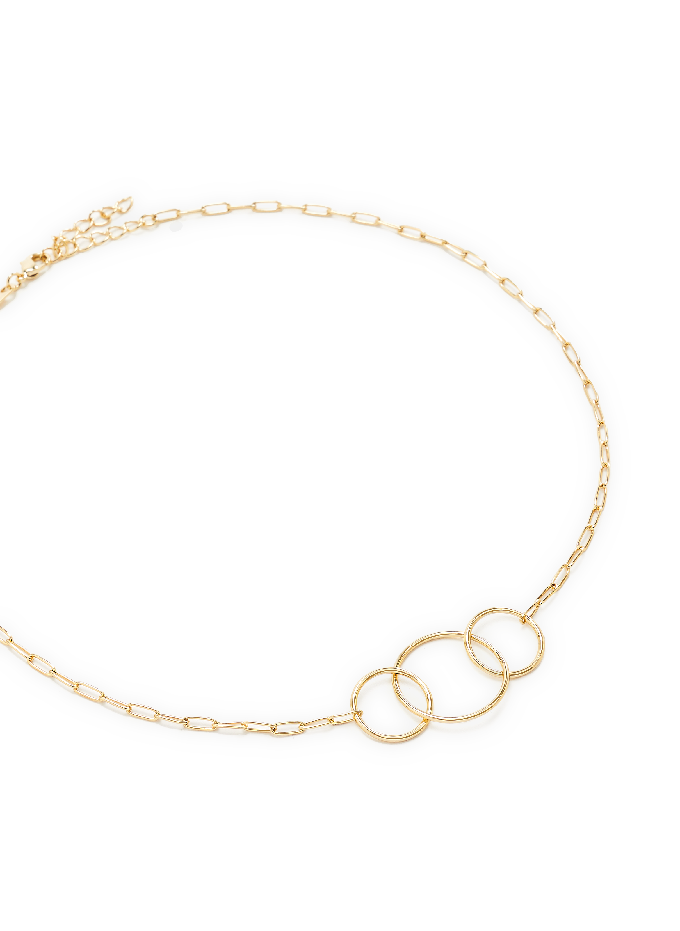 Collier en laiton AU PRINTEMPS PARIS Doré