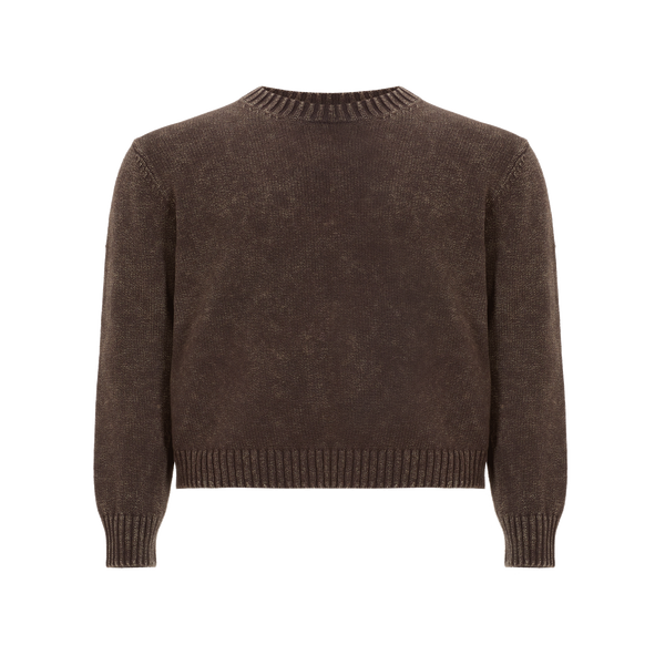 Shop Acne Studios Knitted Jumper In Brown