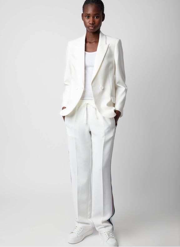 Pantalon droit pomy Blanc by ZADIG&VOLTAIRE ZADIG&VOLTAIRE Pantalon droit pomy Blanc