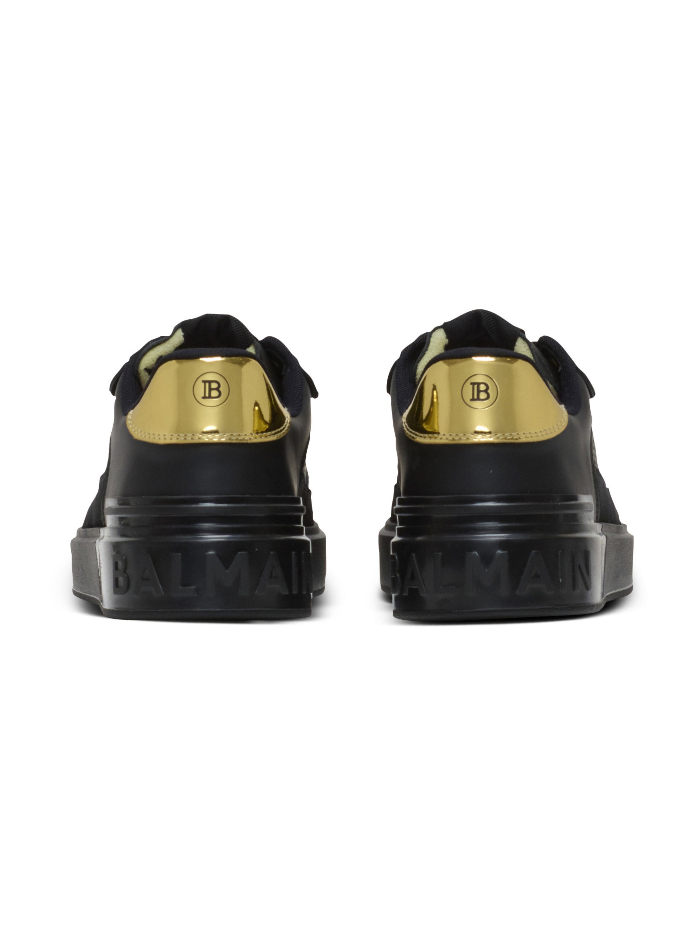 Baskets b-court flip en cuir de veau BALMAIN Noir