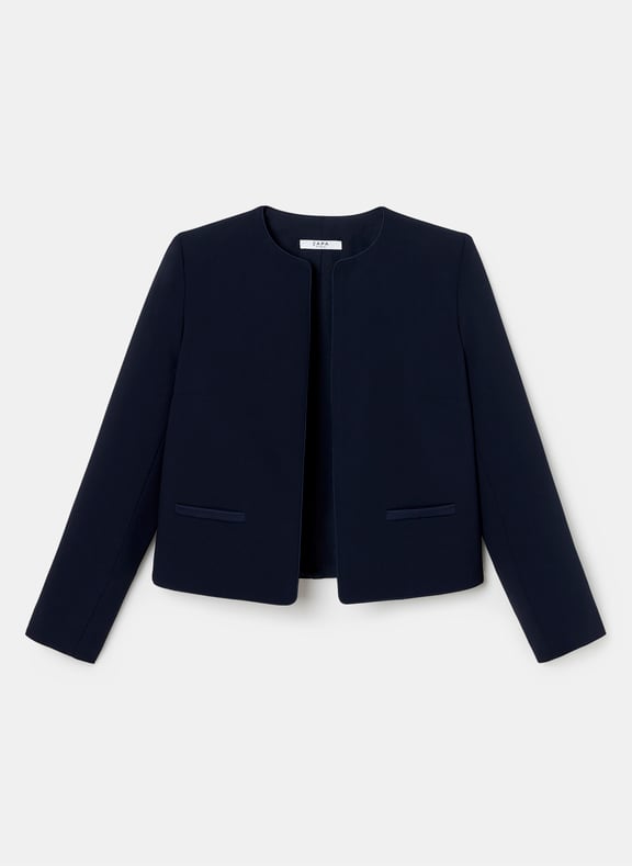 Veste nocturne droite - vincenzo Bleu by ZAPA ZAPA Veste nocturne droite - vincenzo Bleu