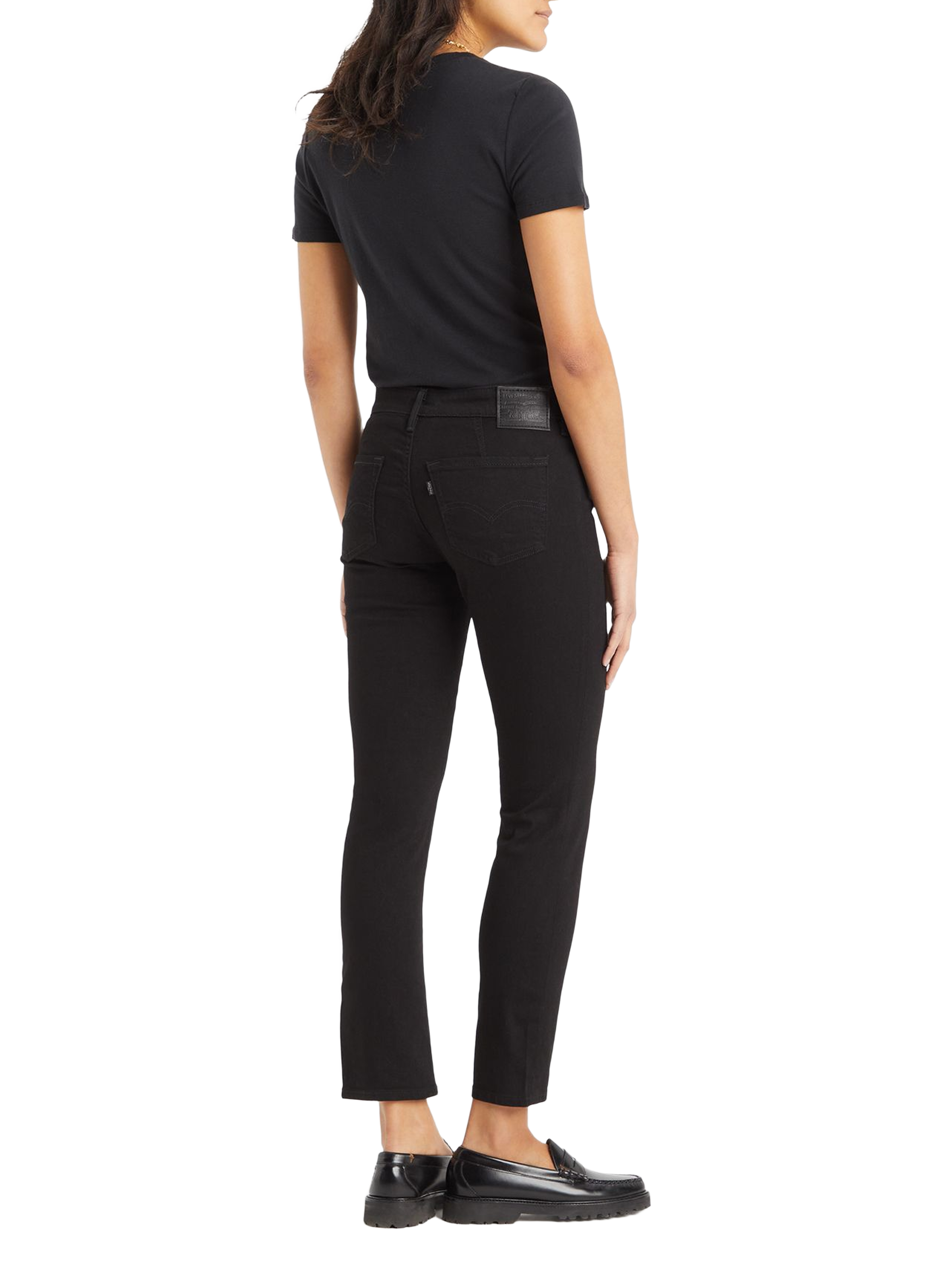 Slim Fit Jeans 712 LEVI'S Black