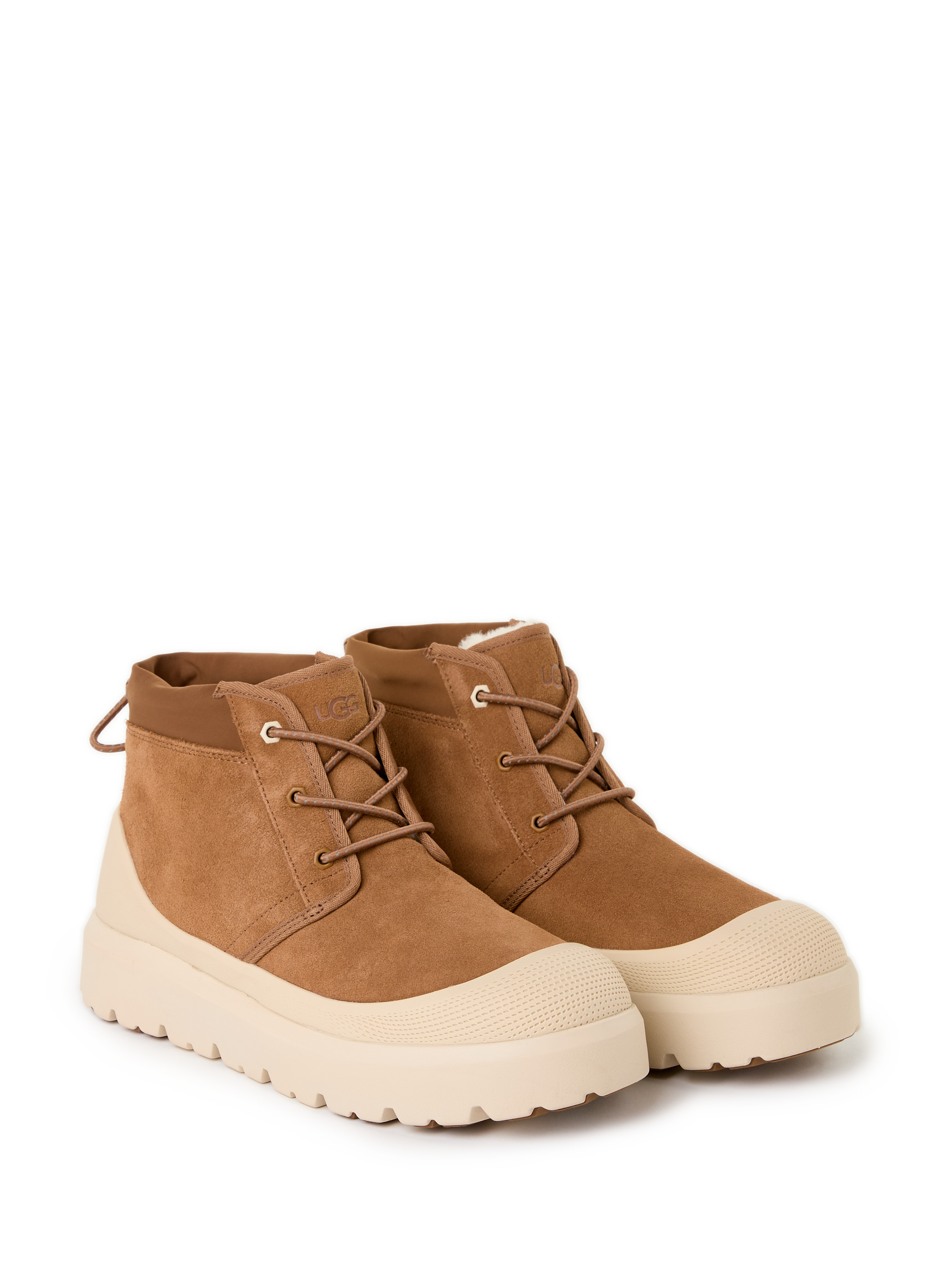 Ankle boots with silver tips UGG Brown