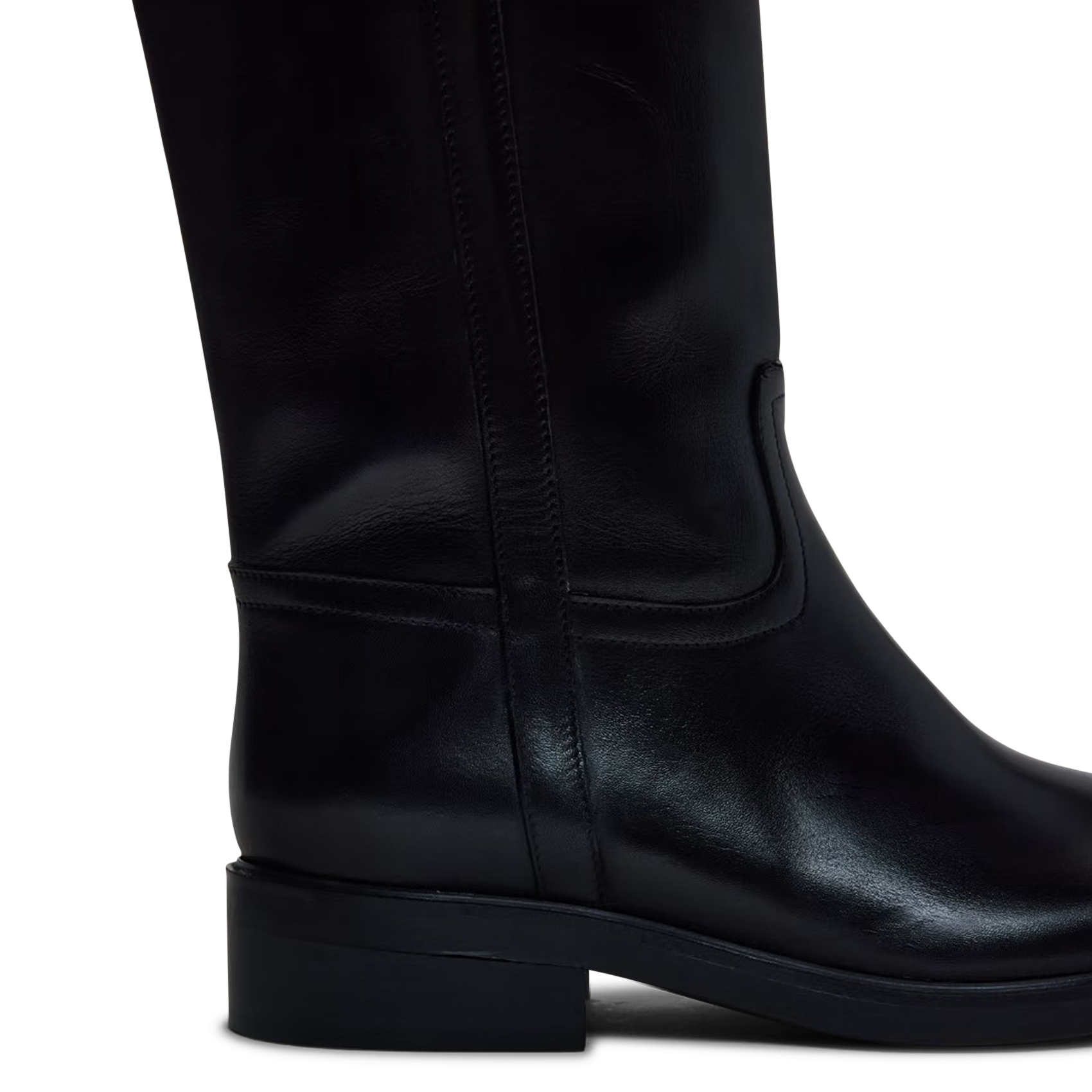 Bottes cavalières en cuir margot JONAK Noir