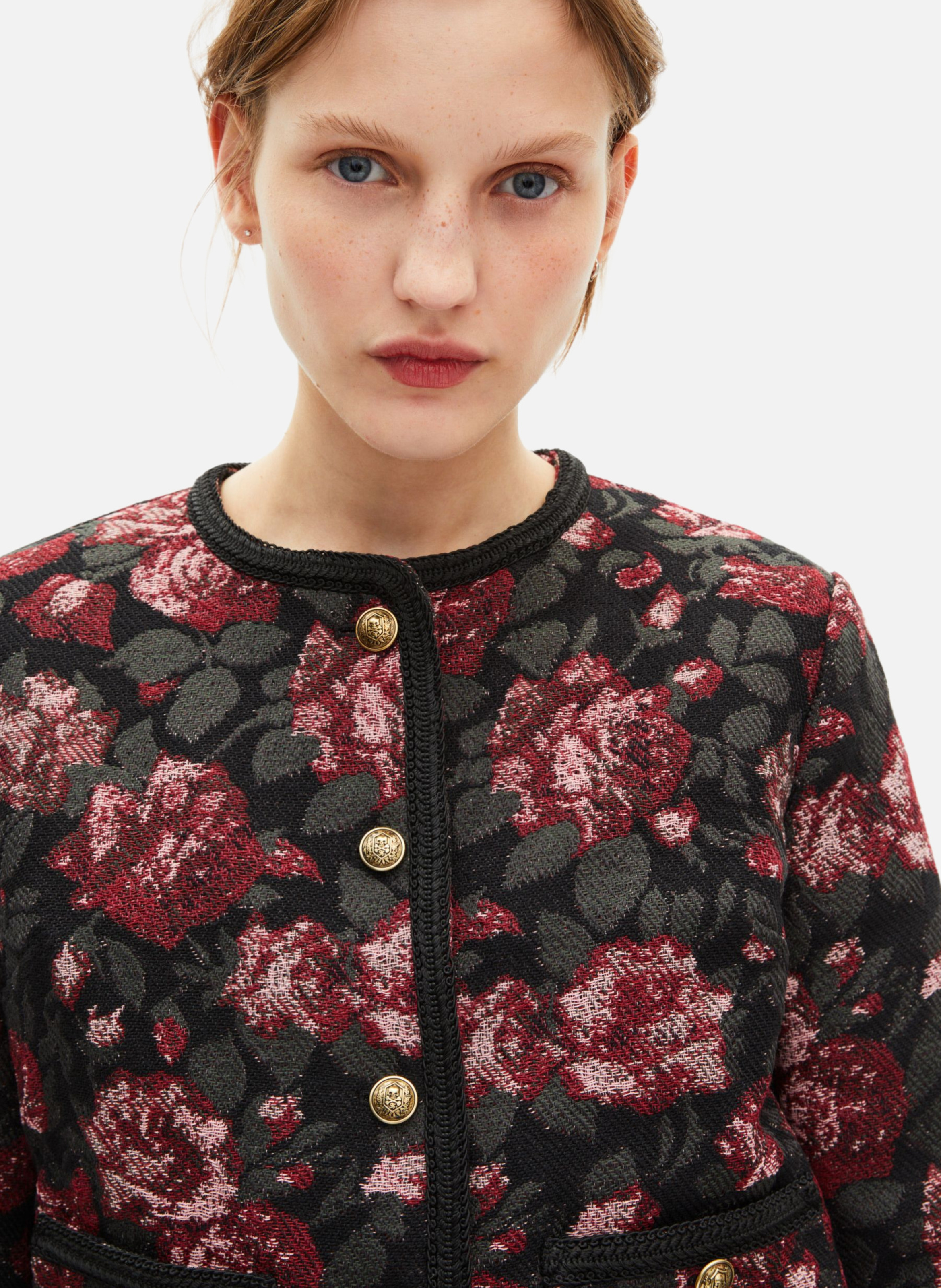 Veste en jacquard THE KOOPLES Noir