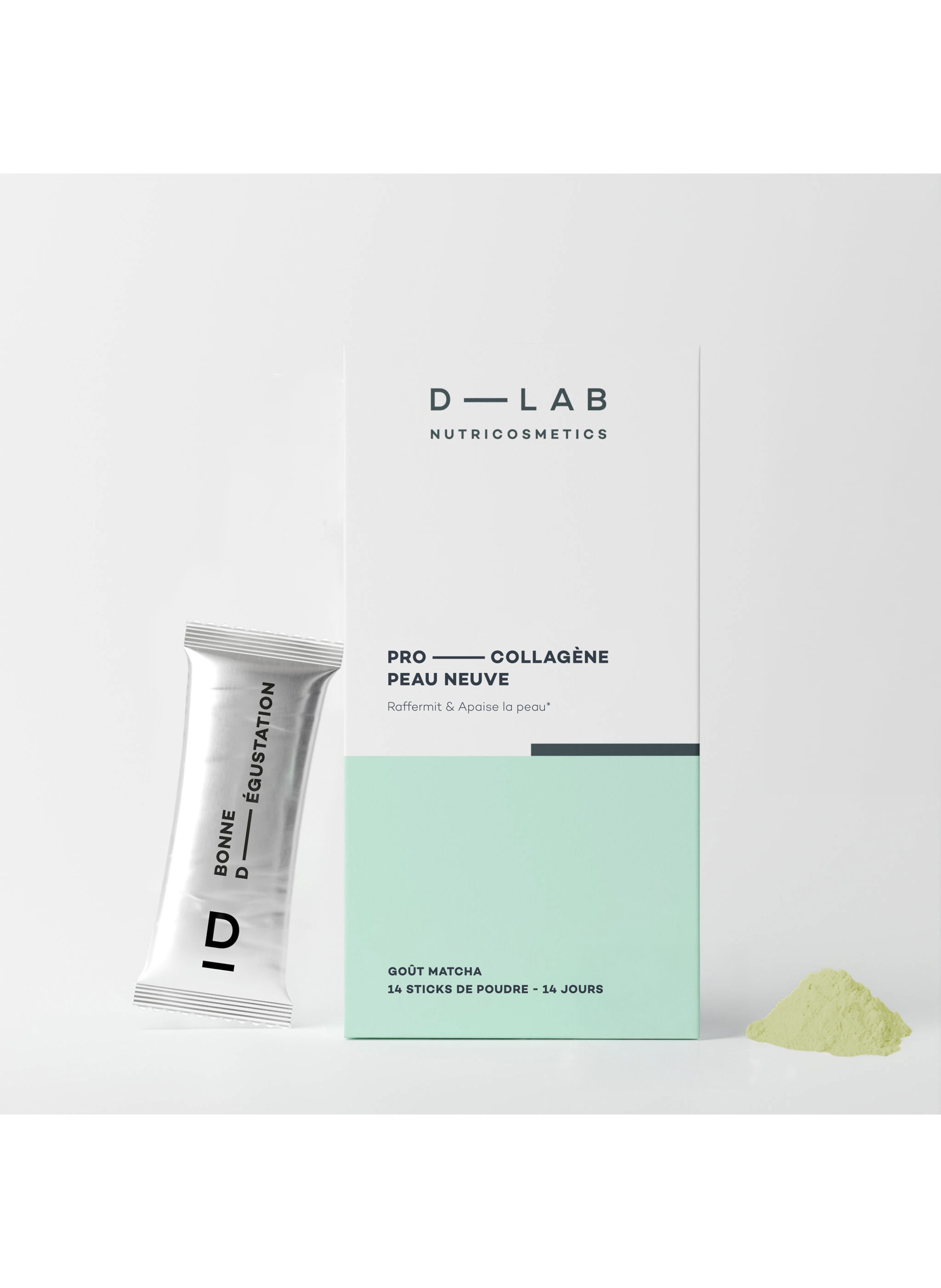 D-LAB NUTRICOSMETICS Pro collagène - Matcha 14 sticks No color
