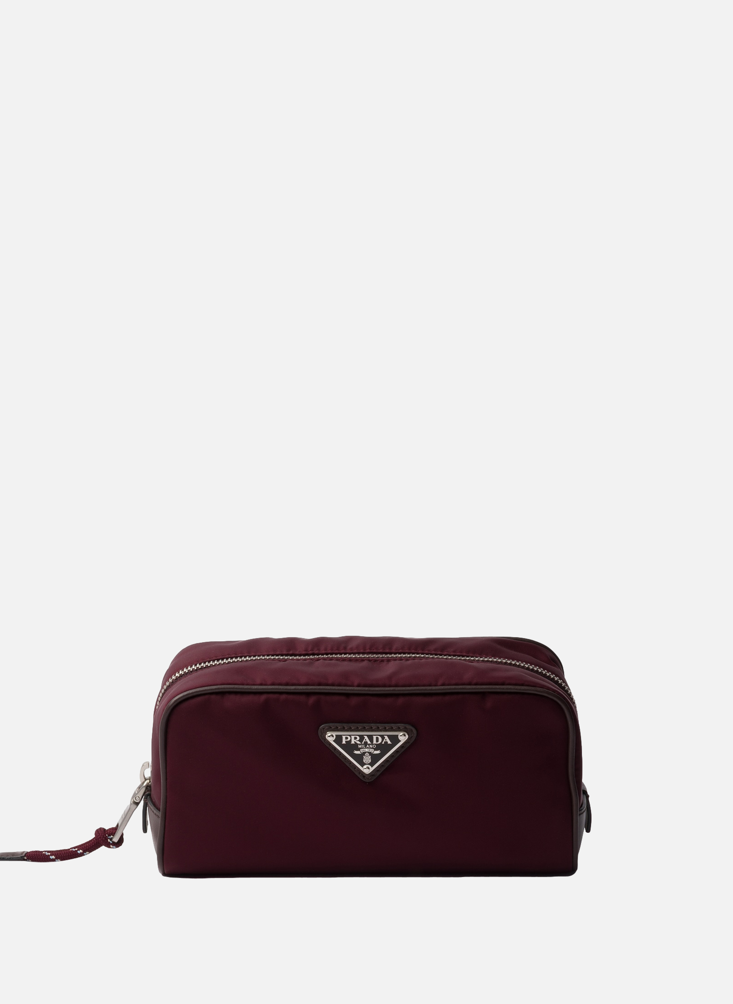 Pochette prada speedrock en re-nylon et cuir PRADA Rouge