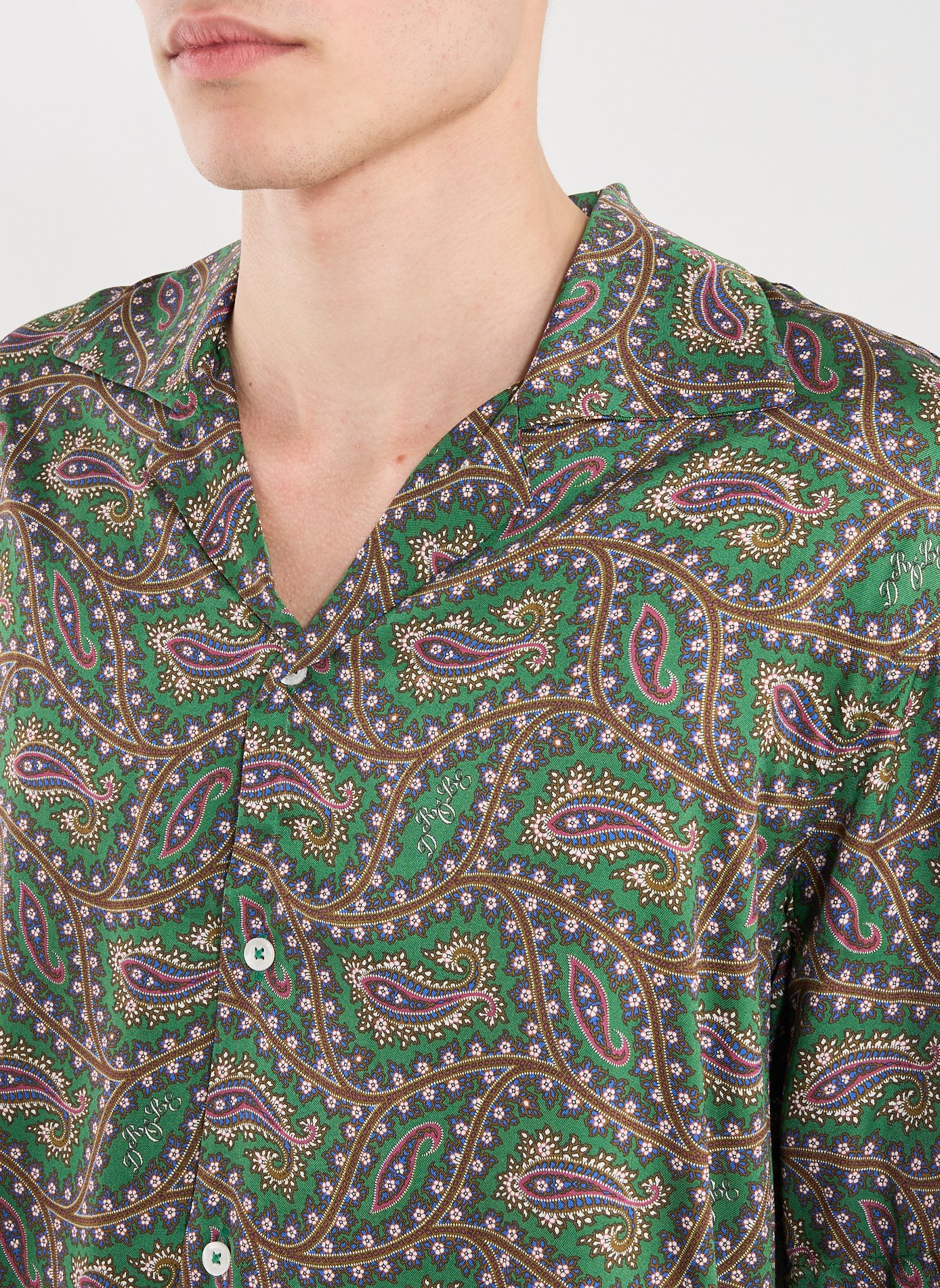 The Paisley Shirt DROLE DE MONSIEUR Green