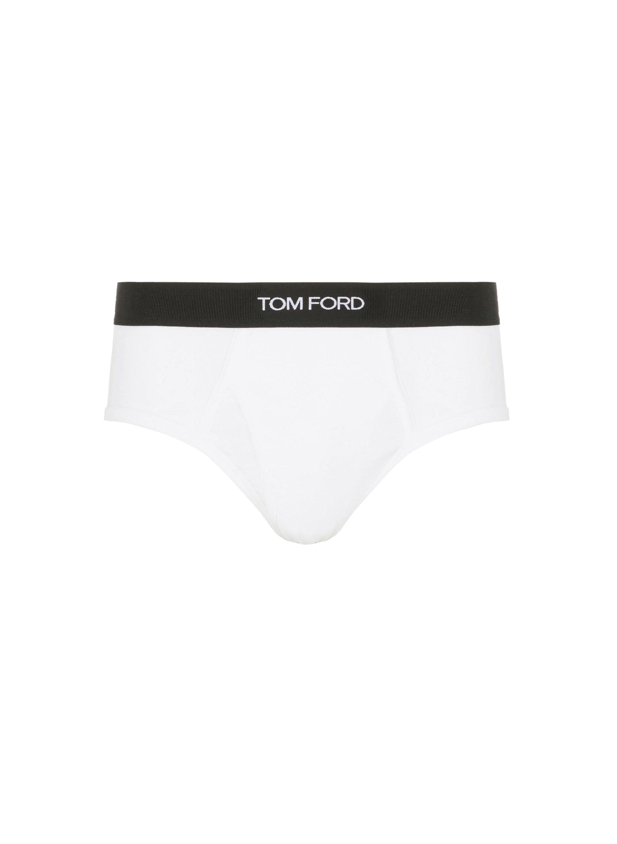 TOM FORD Cotton-blend briefs White