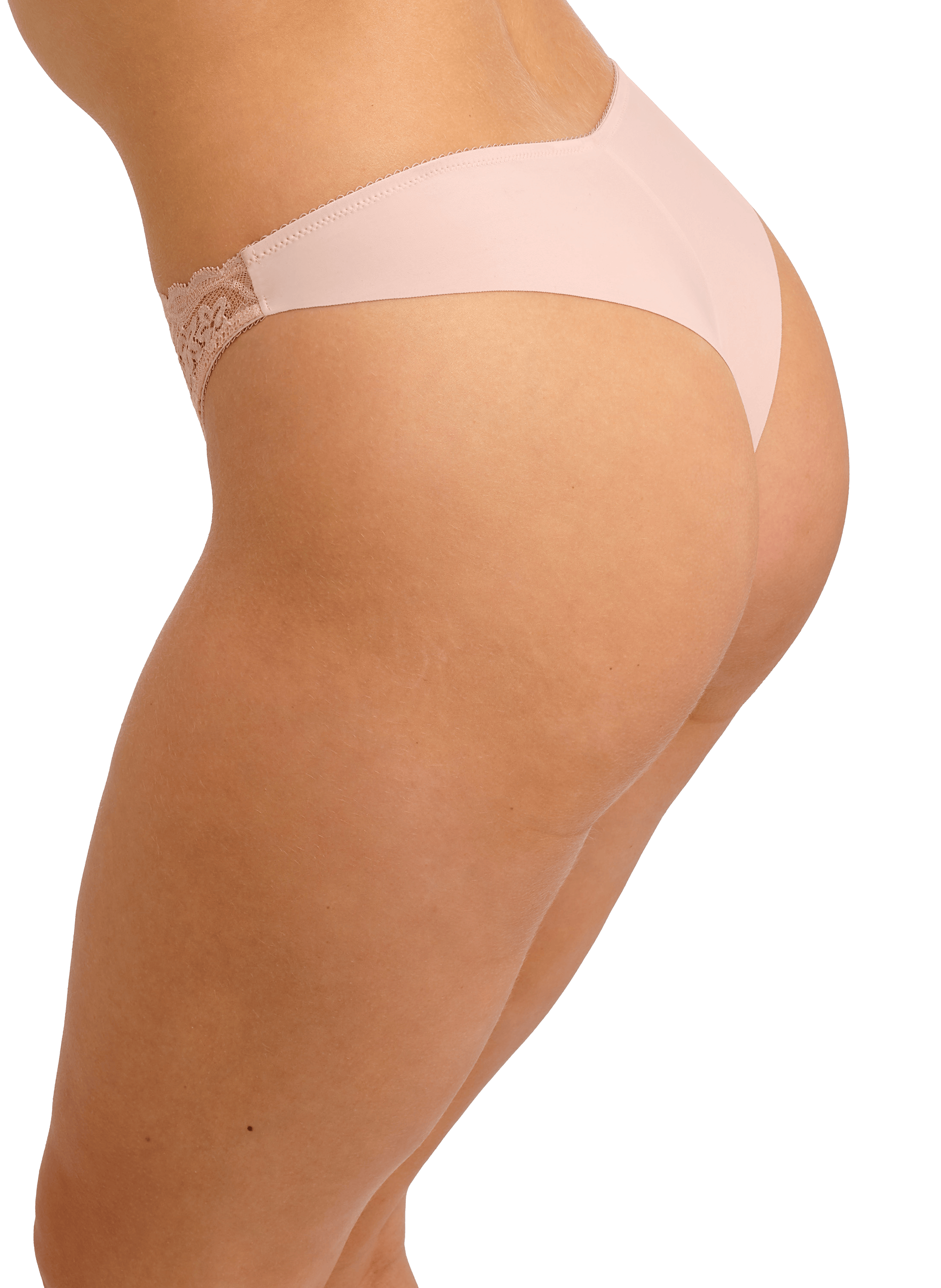 Culotte brésilienne Quinn en dentelle FREYA Beige