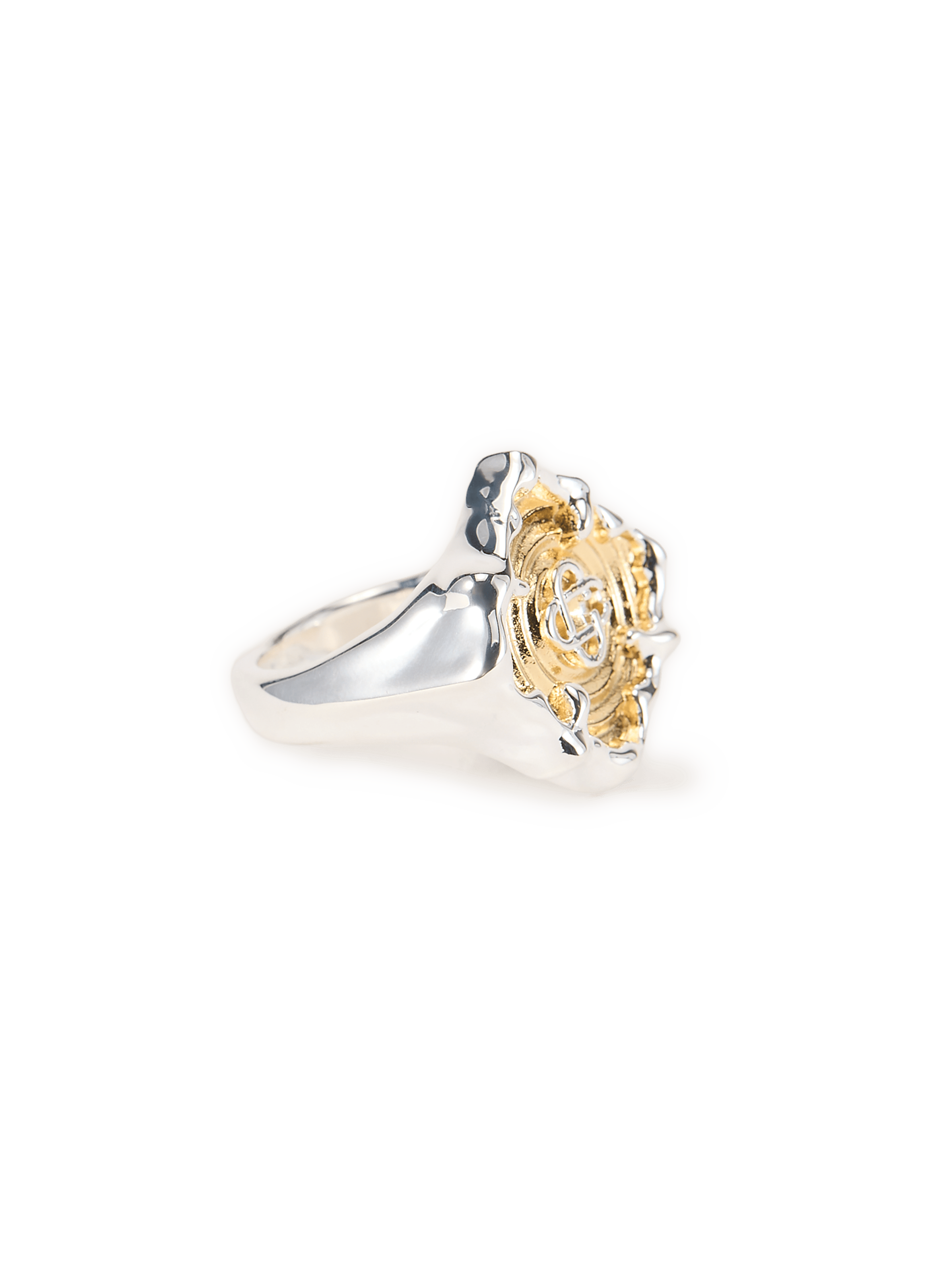 Bague chevalière Splash signet CASABLANCA PARIS Argent