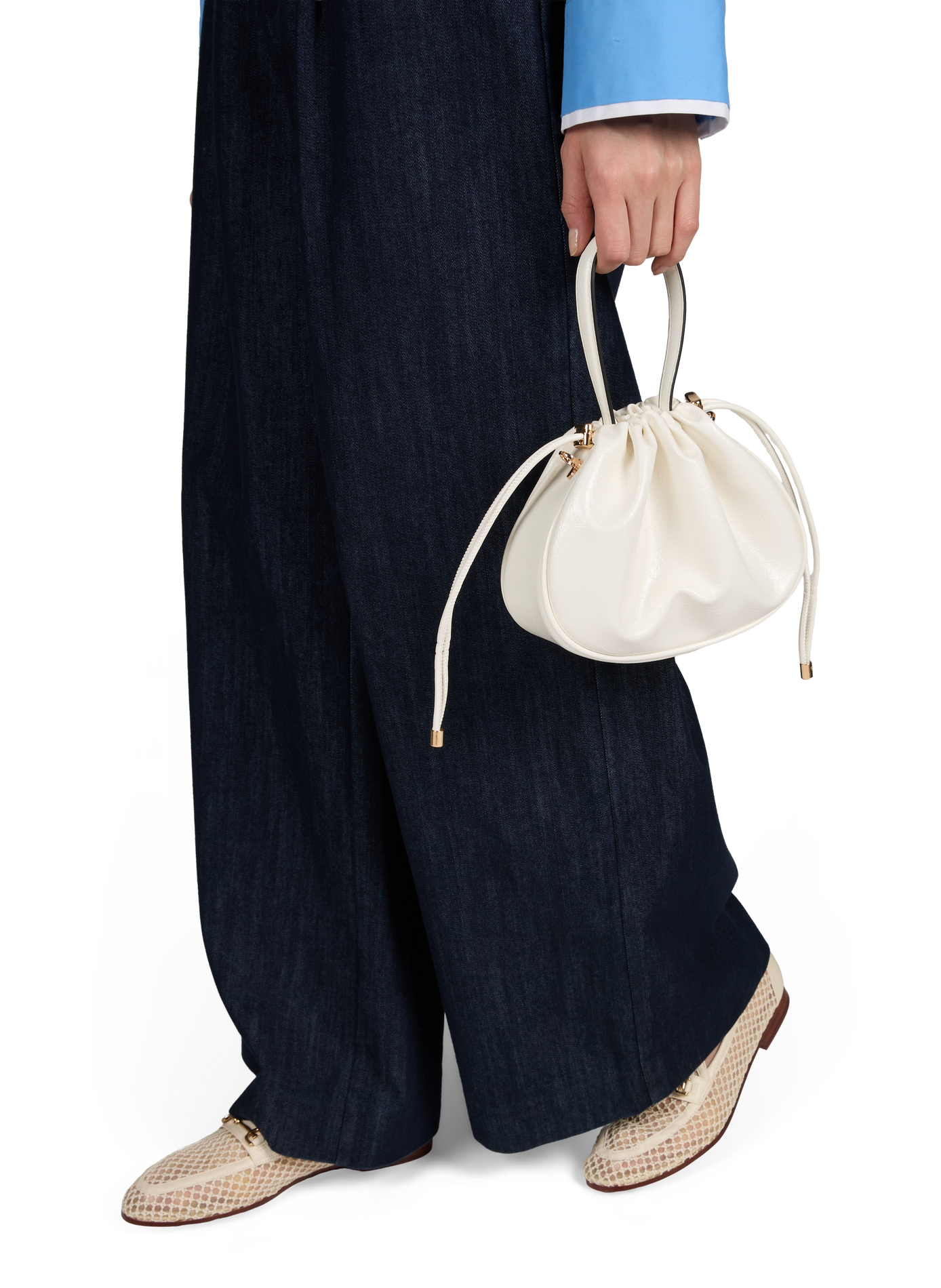 Petit sac à main uni  AU PRINTEMPS PARIS Beige