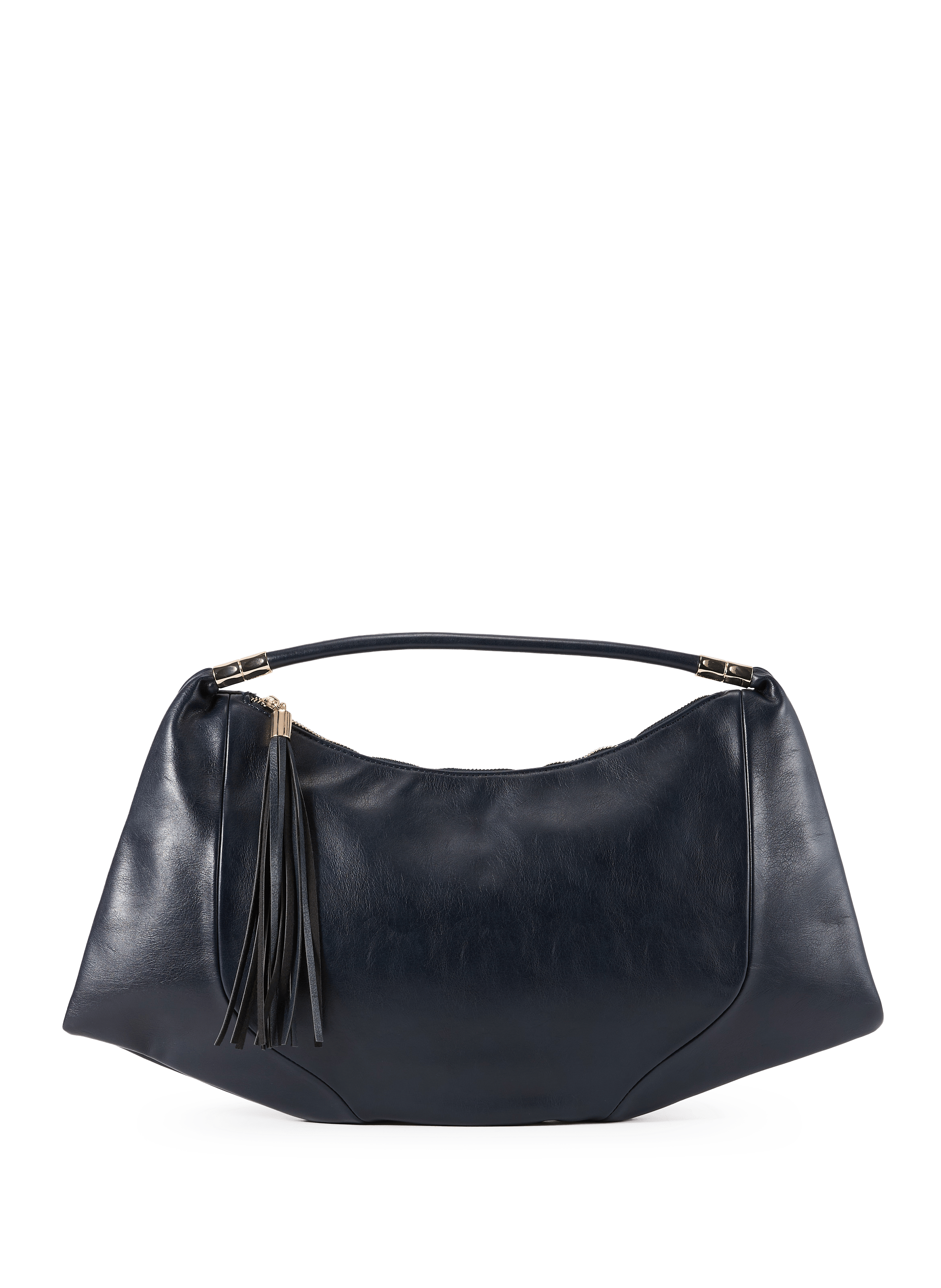 Handbag Hobo with Pompom AU PRINTEMPS PARIS Blue