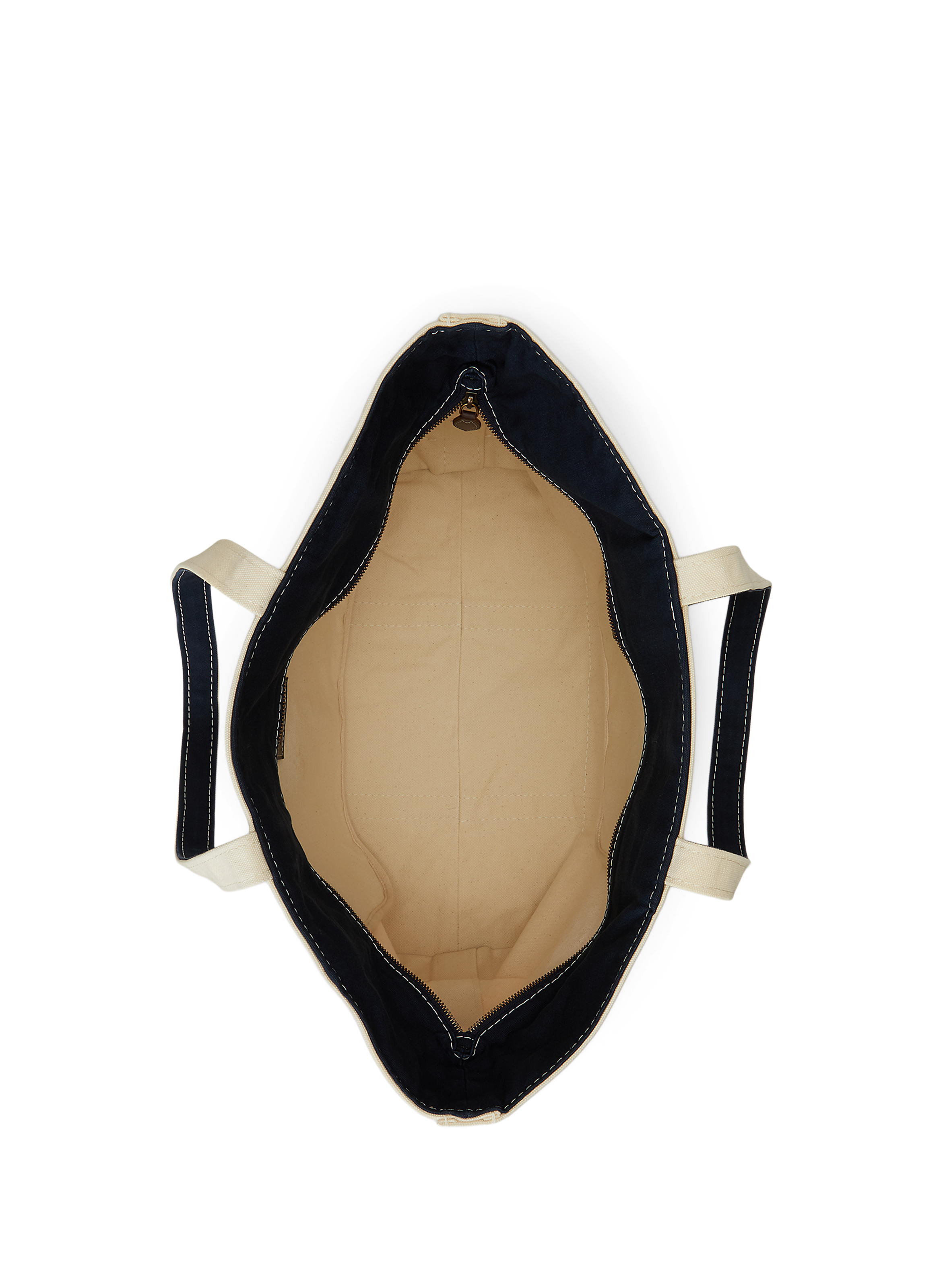 Logo cotton tote bag POLO RALPH LAUREN Blue