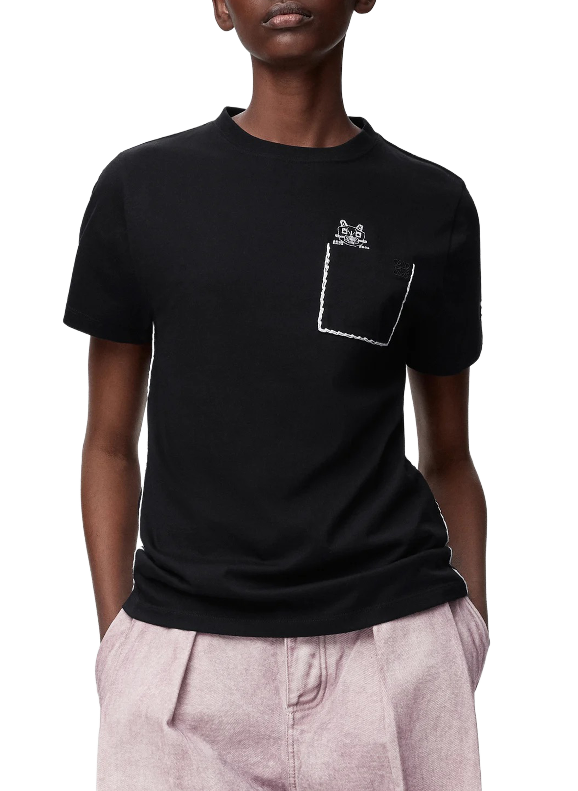 LOEWE x Louis Wain - T-shirt classique en coton LOEWE Noir