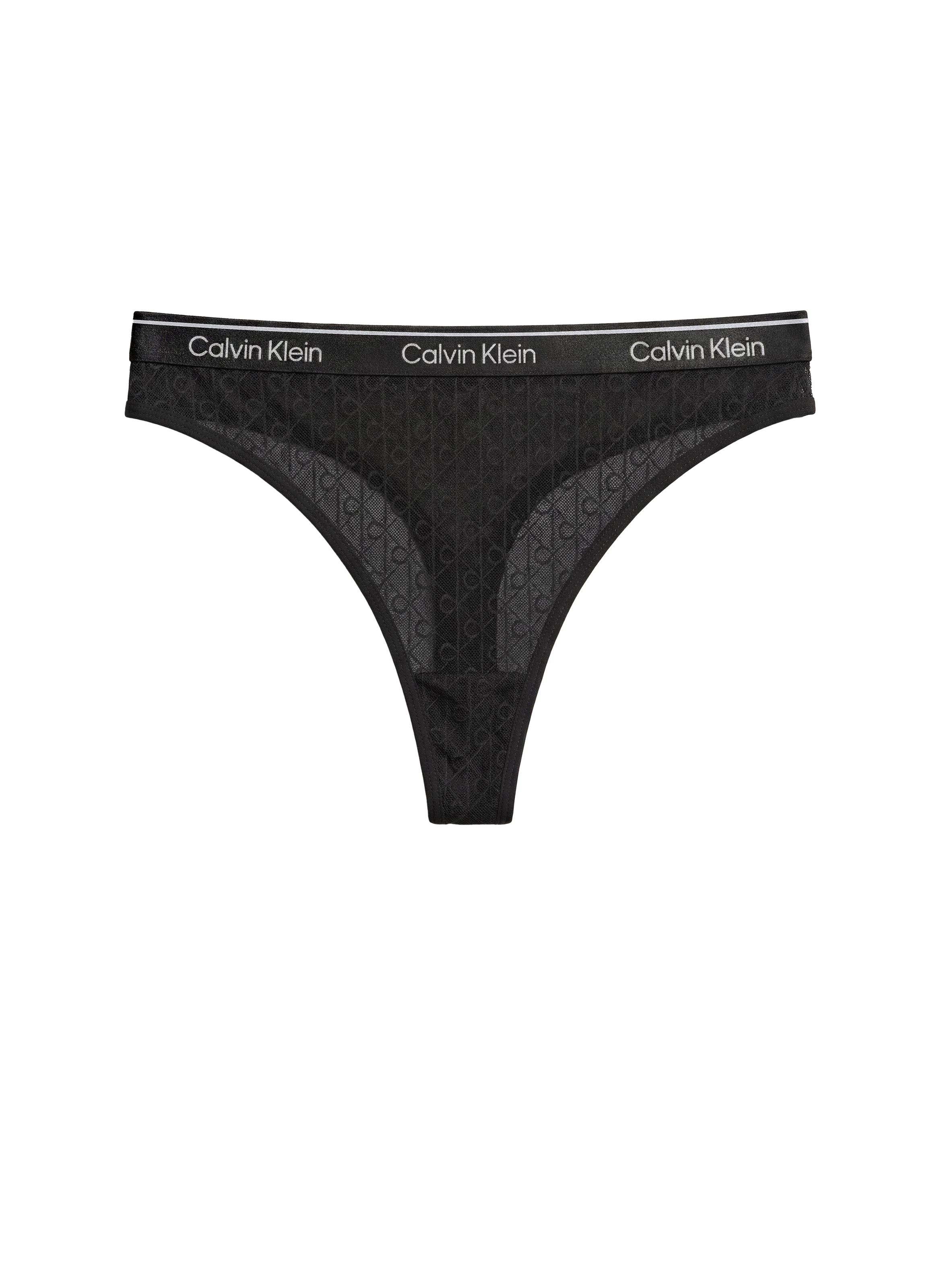 Monogram embroidered string CALVIN KLEIN Black