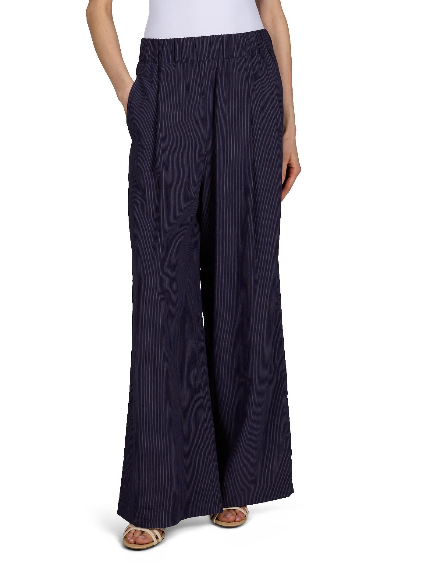 Striped Vespa pants BELLEROSE Blue