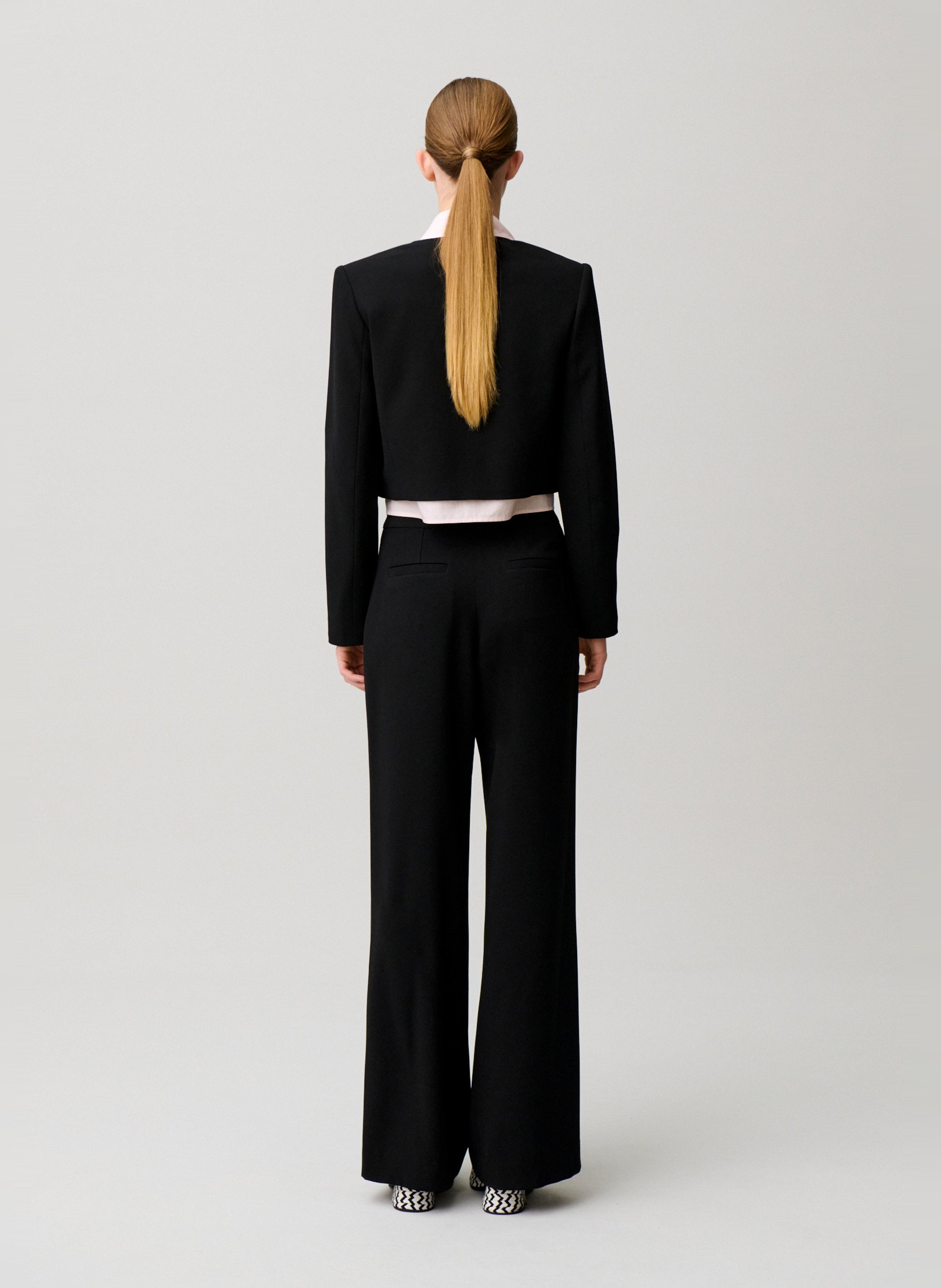 Pantalon droit CLAUDIE PIERLOT Noir