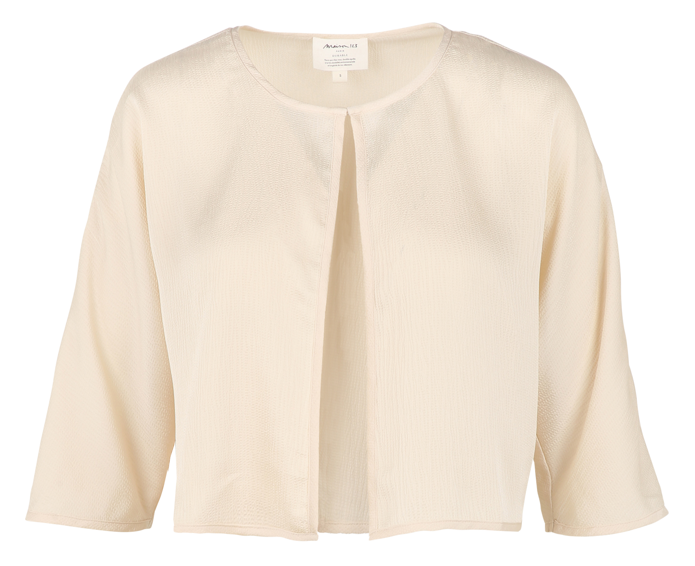 Top court col rond dino MAISON 123 Beige