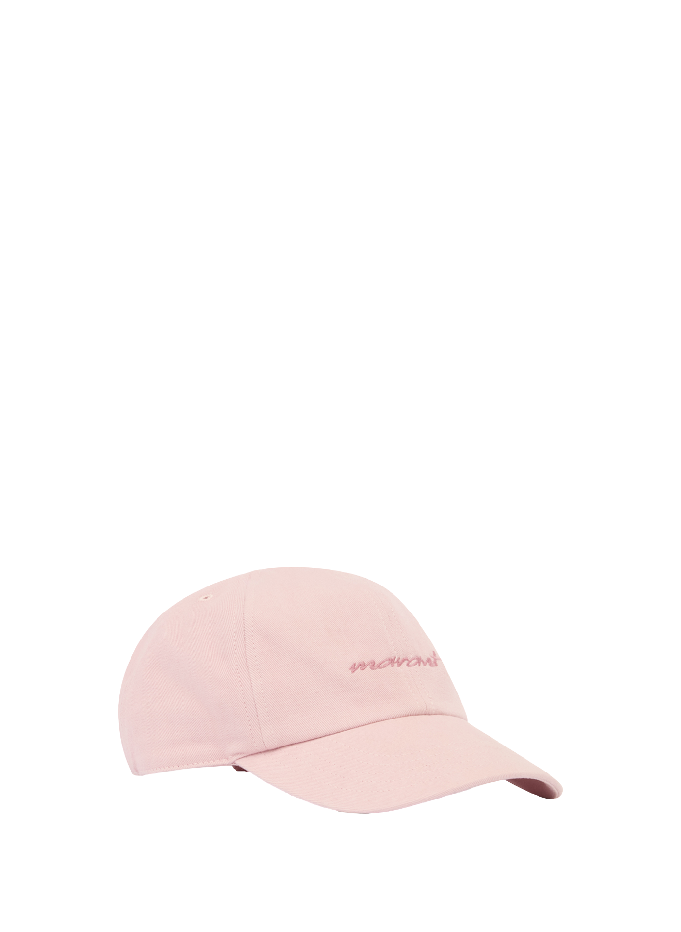 Casquette Tomas en toile de coton brodé ISABEL MARANT Rose