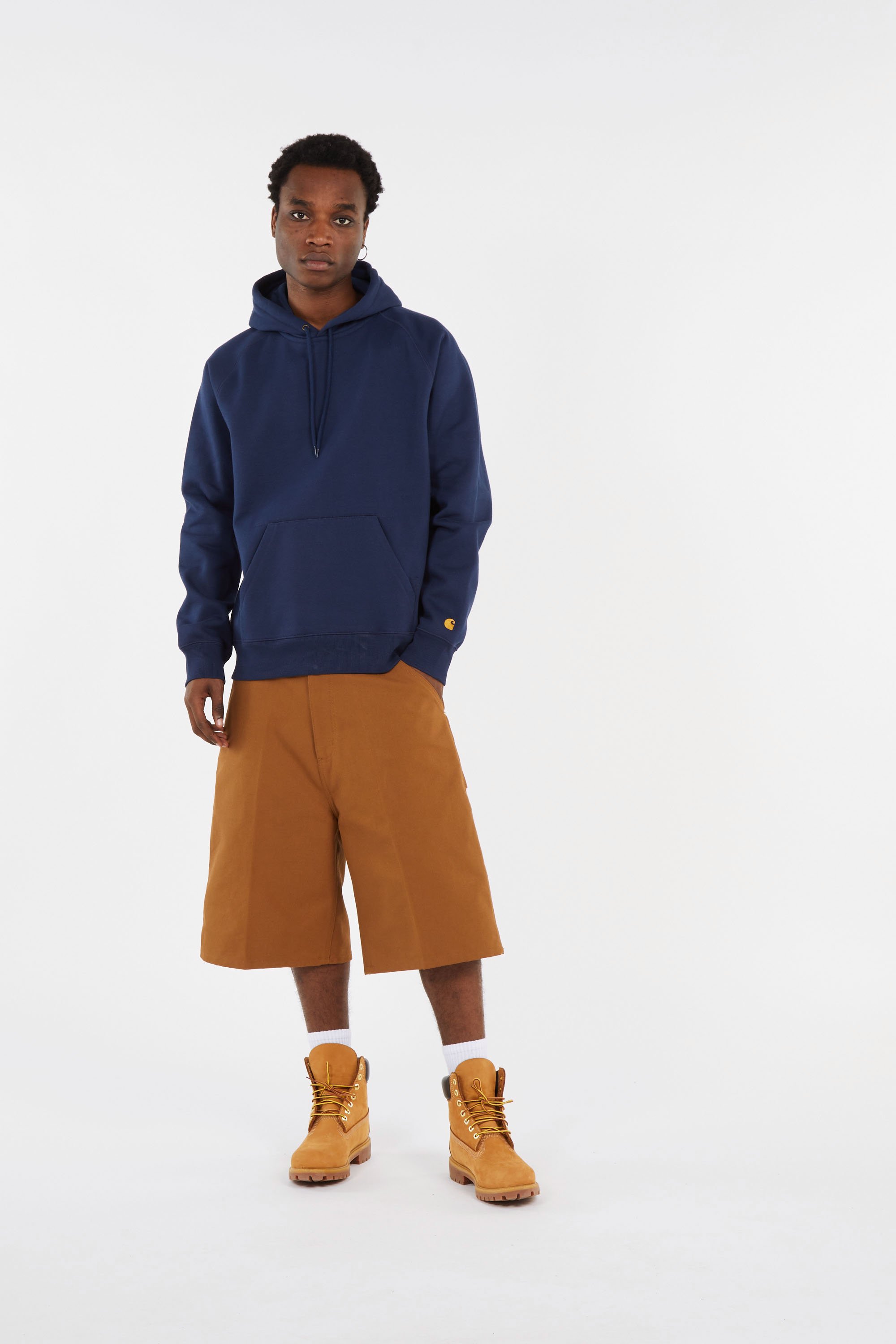 Hoodie hooded chase CARHARTT WIP Bleu