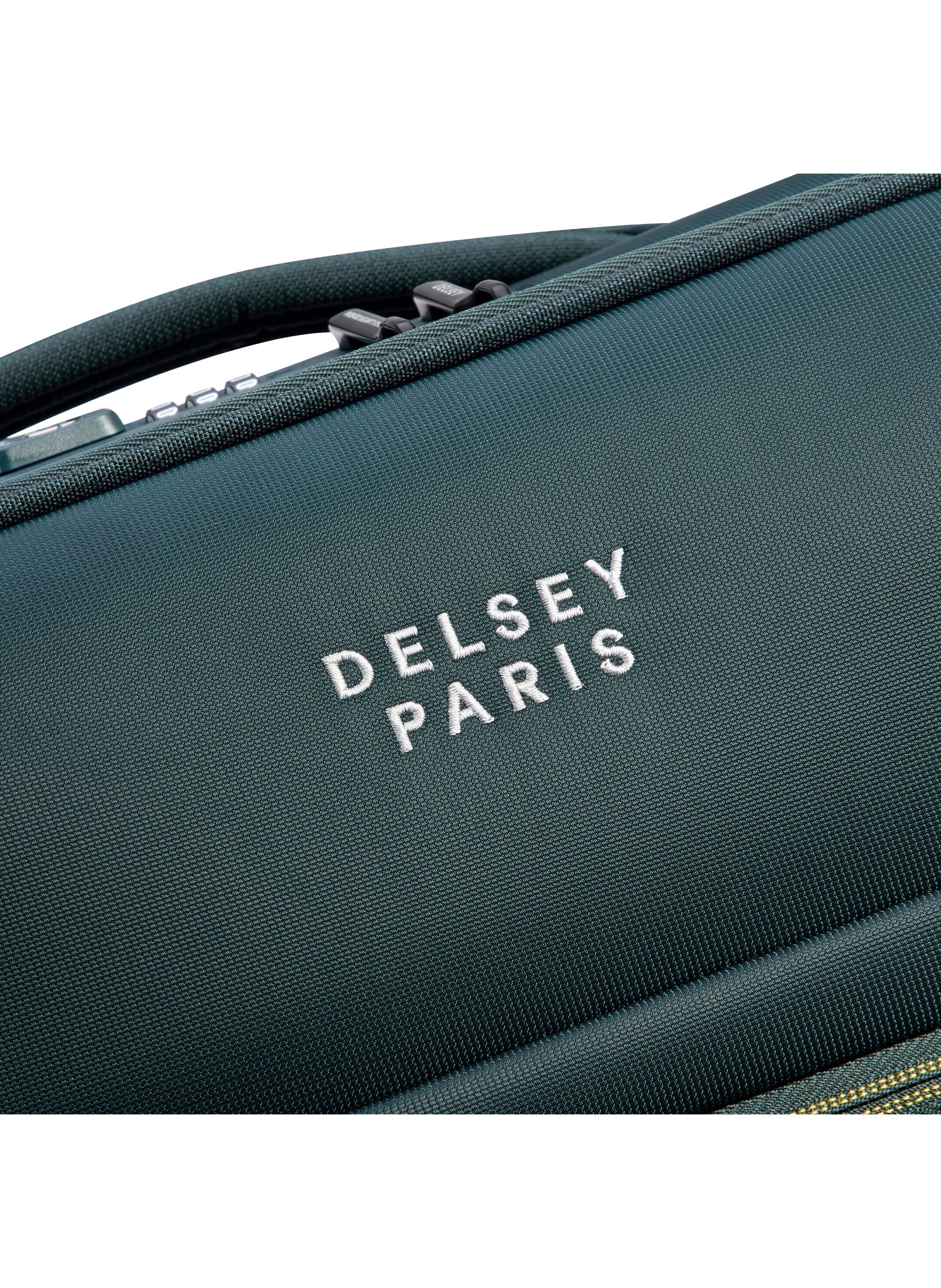 Valise cabine souple taille s - brochant 3 DELSEY PARIS Vert