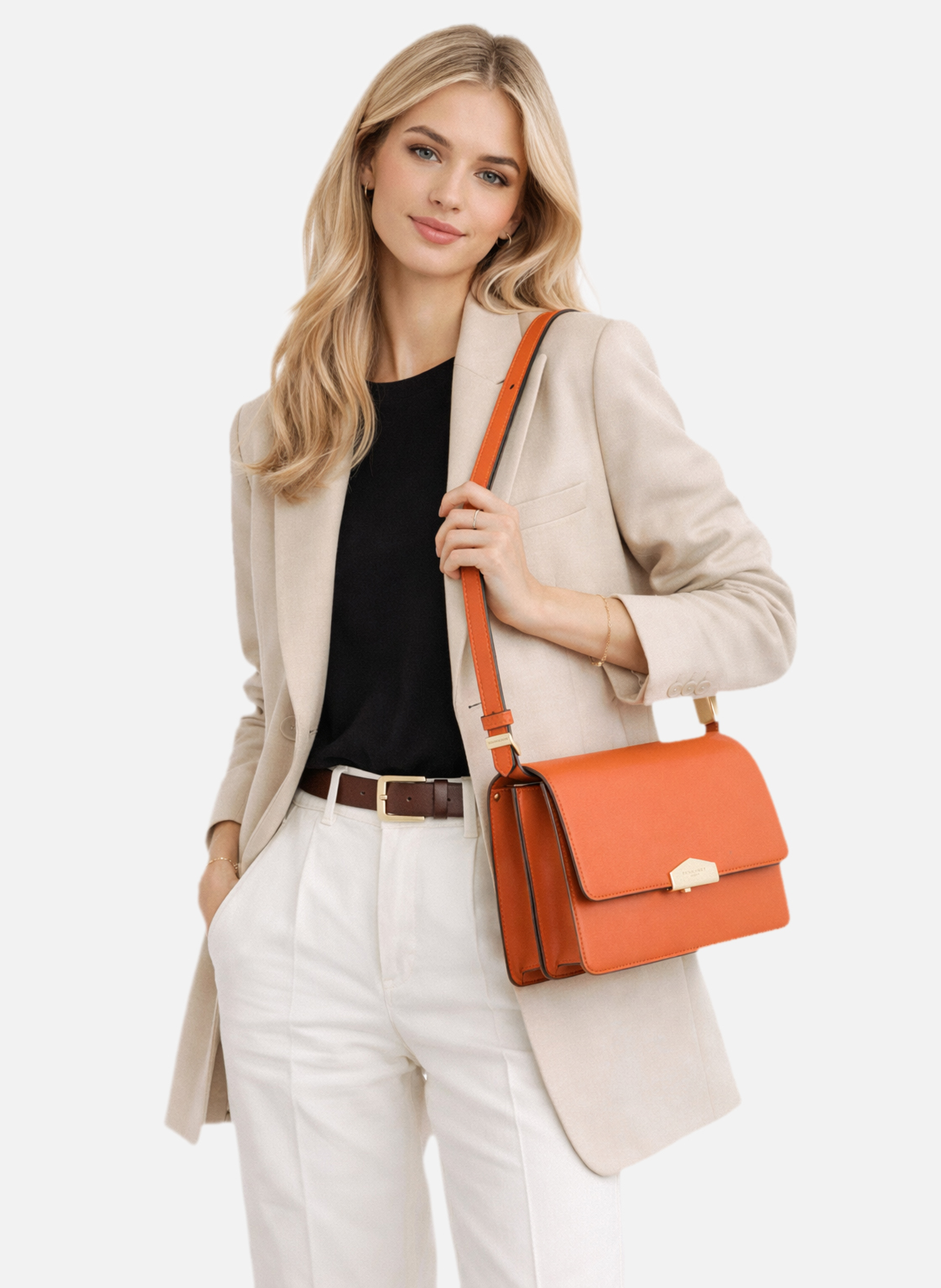 Anjou | sac porté travers POURCHET Orange