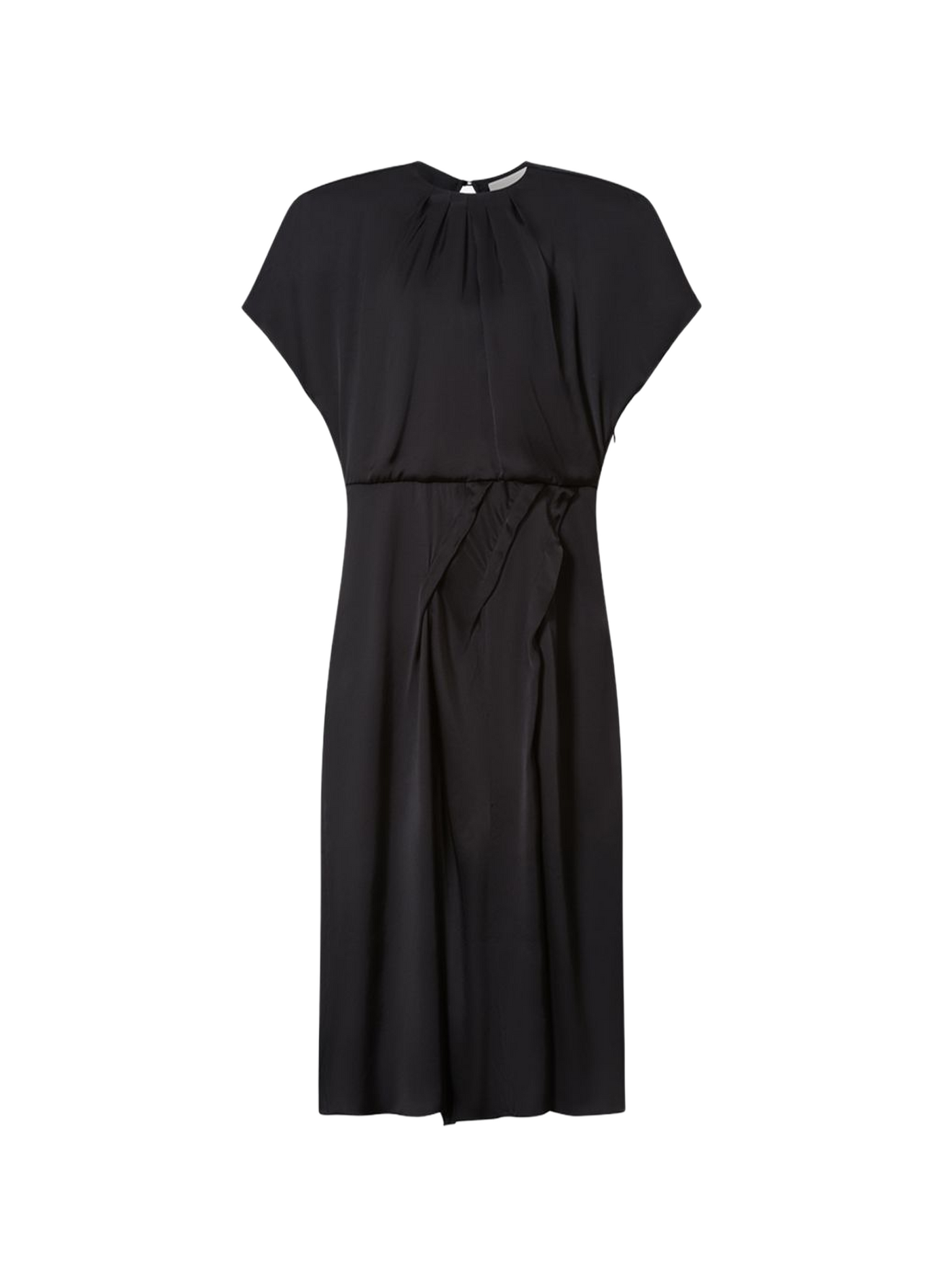 Mittellanges Satinkleid Namsha ISABEL MARANT Schwarz