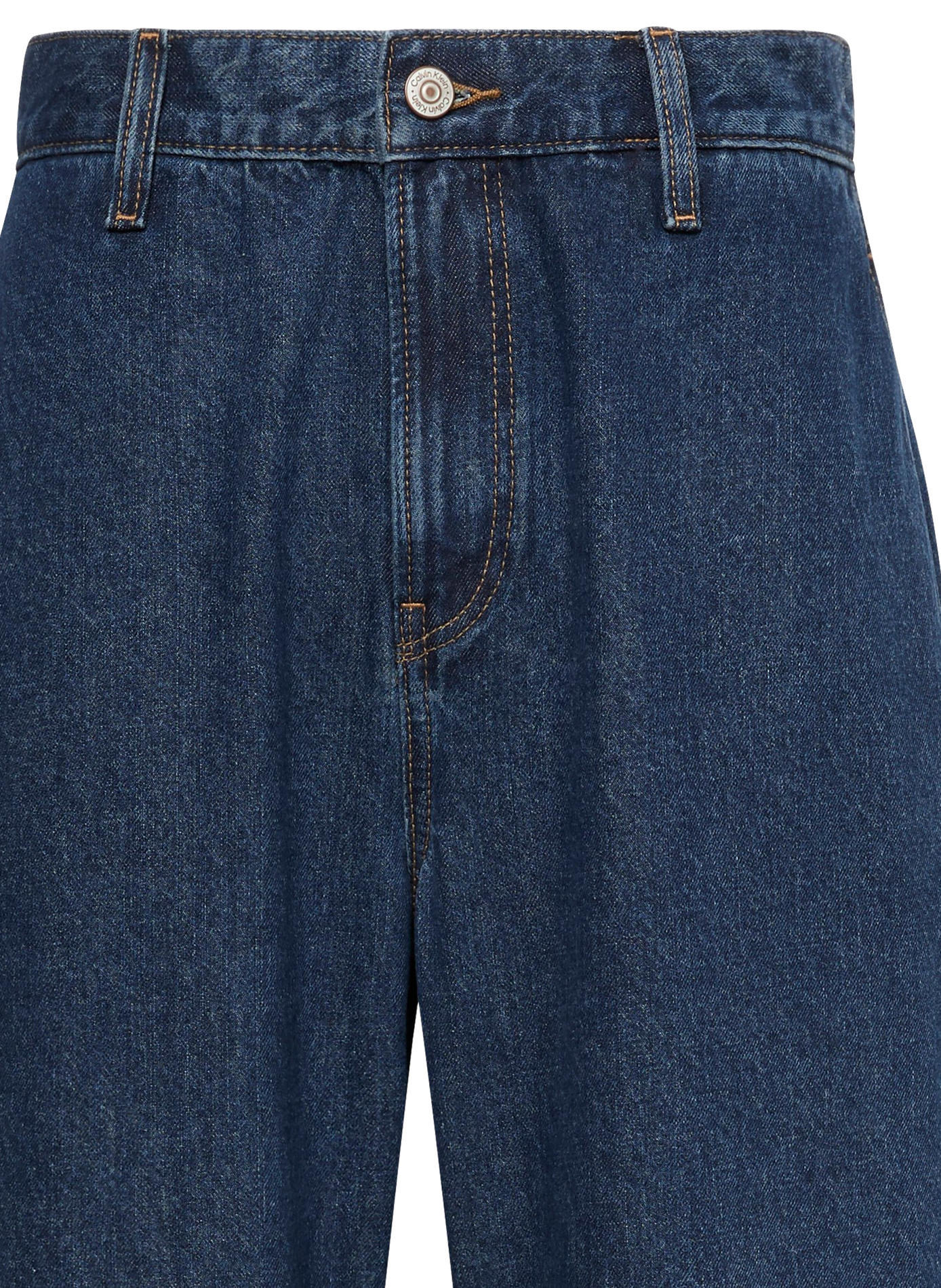 Jeansrock aus Baumwolle CALVIN KLEIN Blau